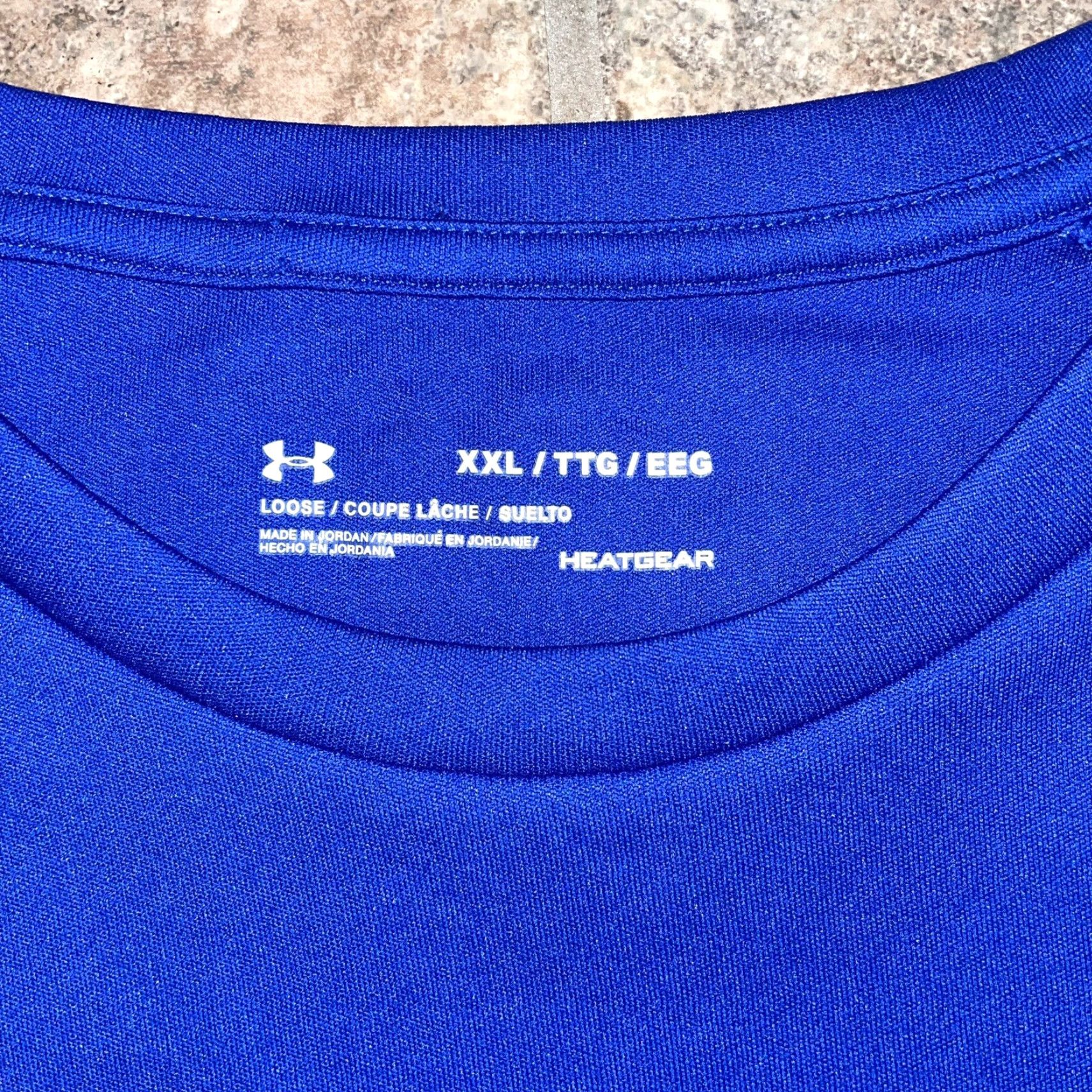 Under Armour Under Amour Blue Graphic T-Shirt Heat-gear Mens 2XL XXL Polyester Activewear Modern T-Shirt Blue Mens Heat-gear Under Armour Shirt 2XL Size US XXL / EU 58 / 5 - 4 Thumbnail