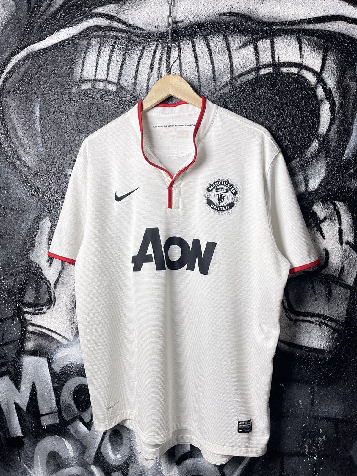 Nike Nike Manchester United White Home Soccer Jersey Size XL Size US XL / EU 56 / 4 - 2 Thumbnail