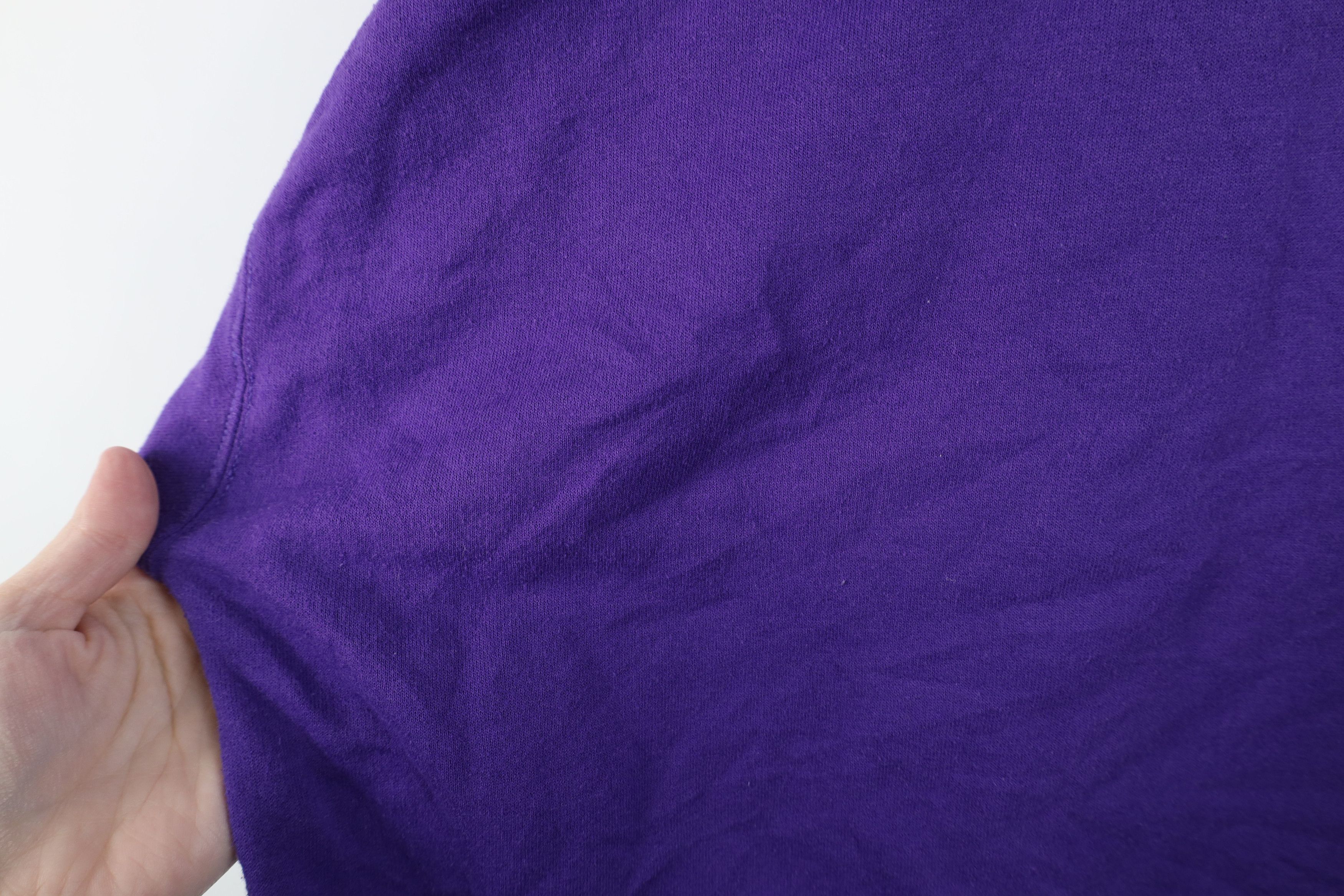 Champion Vintage 90s Champion Blank Crewneck Sweatshirt Purple Size US XL / EU 56 / 4 - 11 Thumbnail