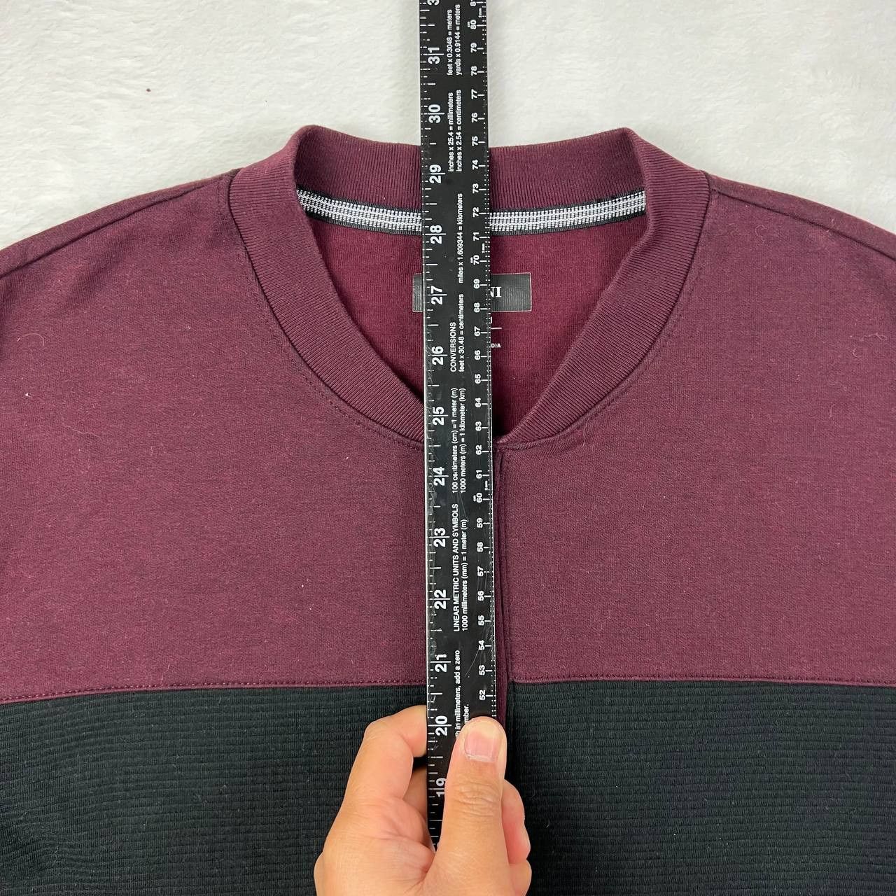 Alfani Alfani XL Quarter Zip Stretch Pullover Sweatshirt Men Cotton Size US XL / EU 56 / 4 - 4 Thumbnail
