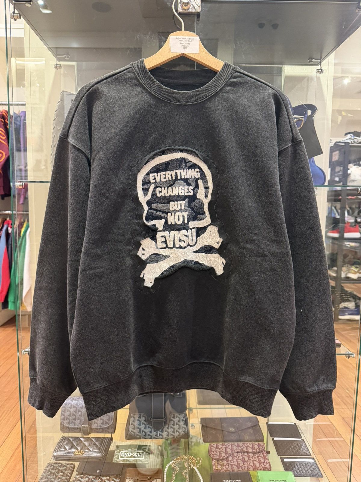Evisu Evisu ‘Back to the Bone’ Crewneck Size US M / EU 48-50 / 2 - 1 Thumbnail