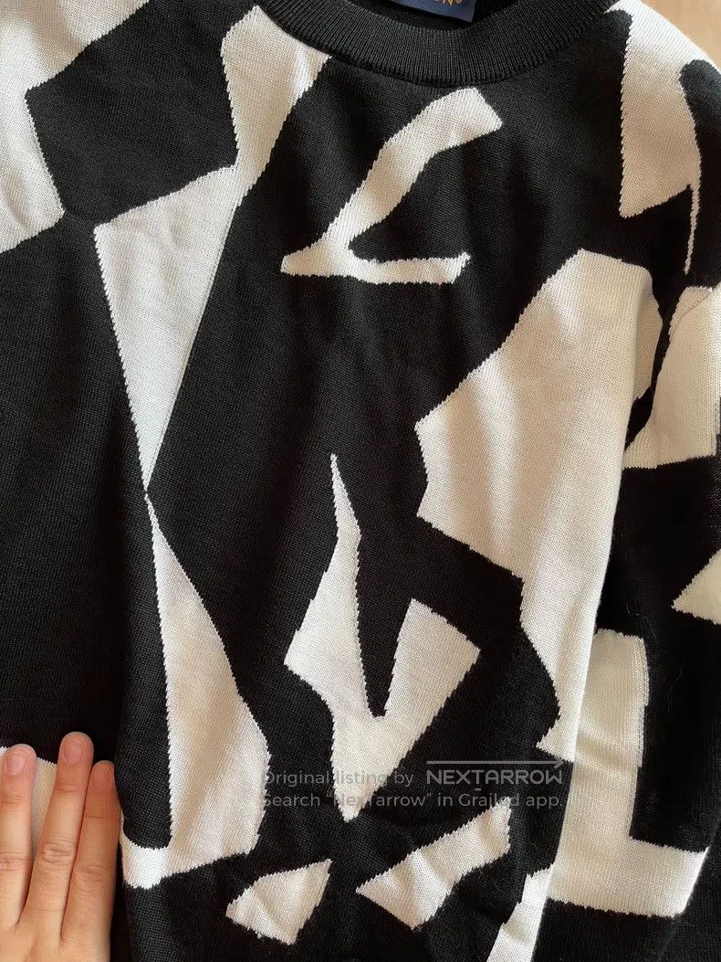 Louis Vuitton Louis Vuitton Geometric irregularity pattern sweater Size US M / EU 48-50 / 2 - 7 Thumbnail