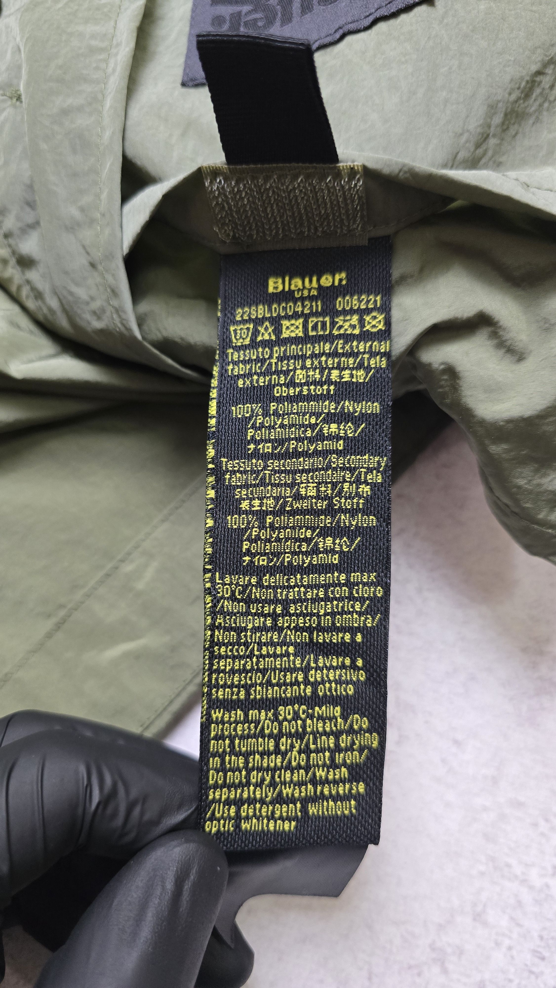 Other Blauer USA Metal Neon Nylon Jacket Hooded Techwear Gorpcore Size XS / US 0-2 / IT 36-38 - 18 Thumbnail
