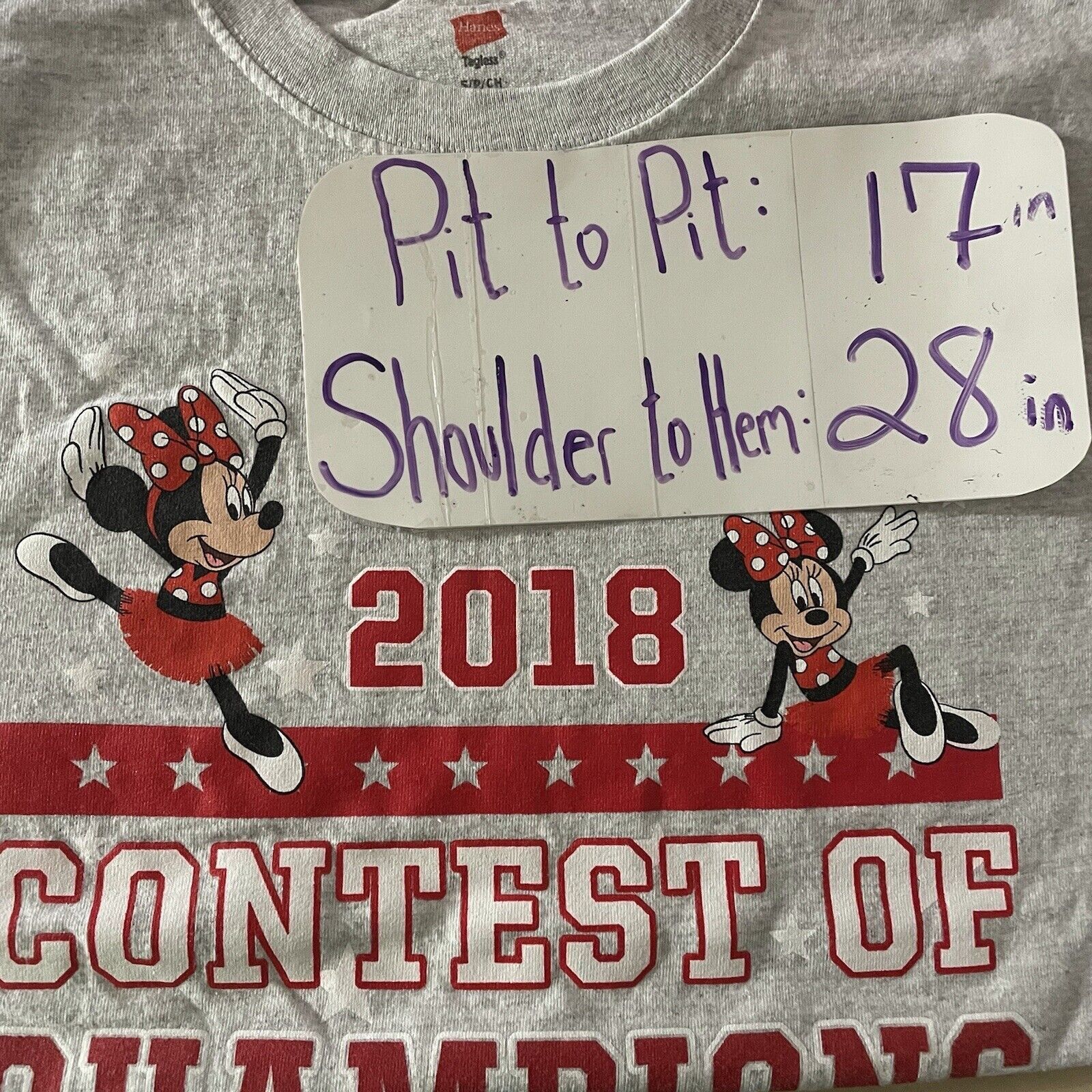 Disney Disney Contest Champs ESPN 2018 World Of Sports Graphic Tee Size US S / EU 44-46 / 1 - 10 Thumbnail