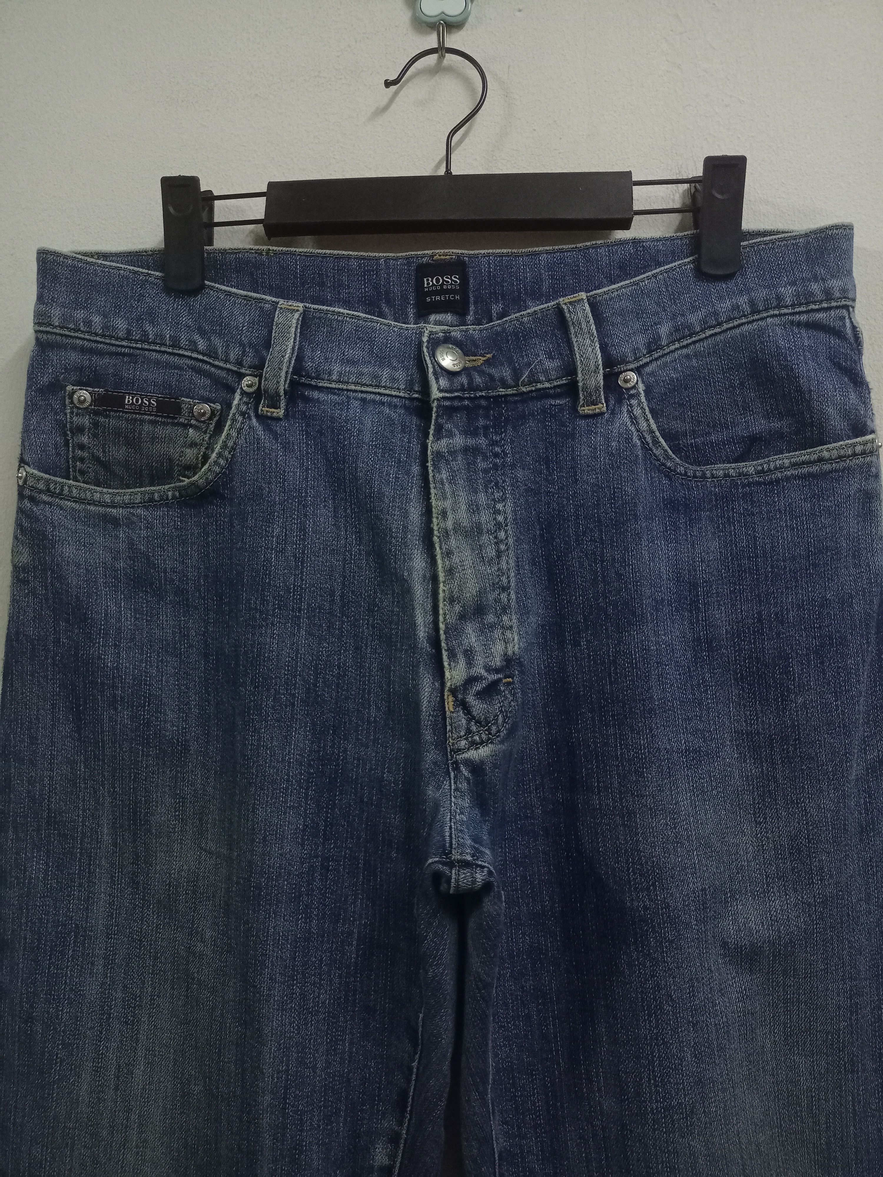 Hugo × Hugo Boss Vintage Hugo Boss Texas Classic Baggy Blue Jeans Size US 32 / EU 48 - 4 Thumbnail