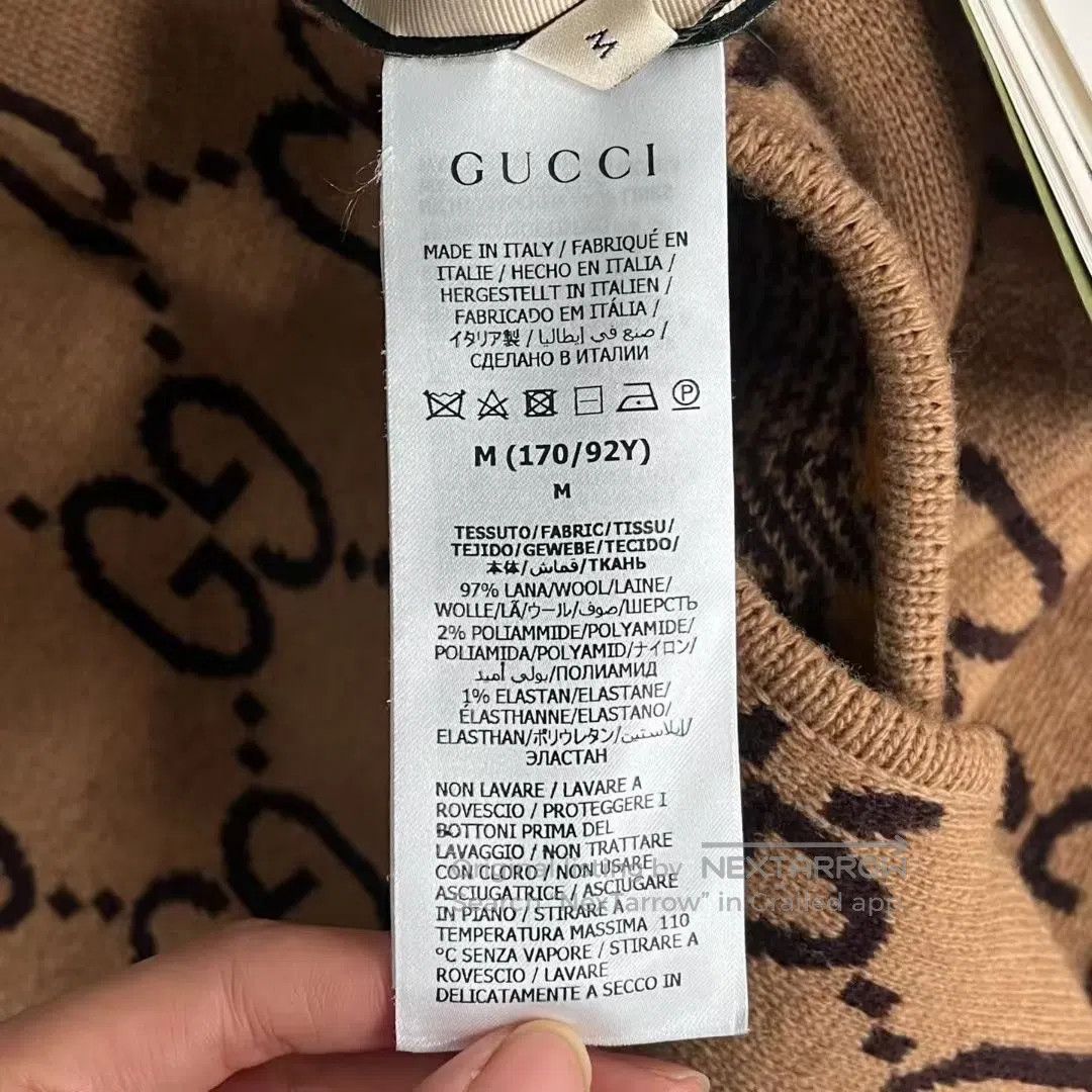 Gucci Guicci Reversible All-Over Print Wool Cape Coat| Size M / US 6-8 / IT 42-44 - 4 Thumbnail
