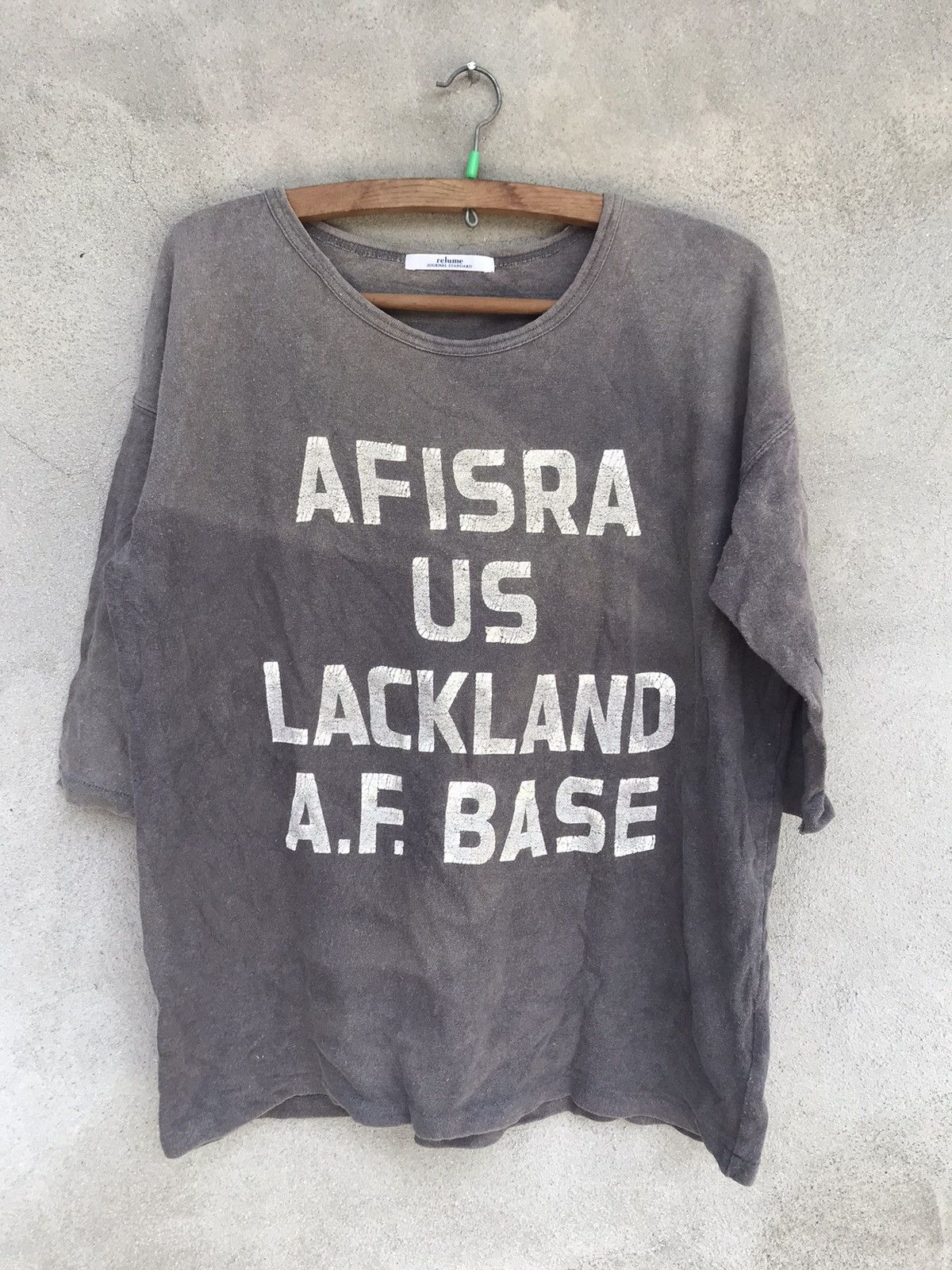 image of Relume Journal Standard 3Q Army Faded Colour in Fade To Grey, Women's (Size Large)