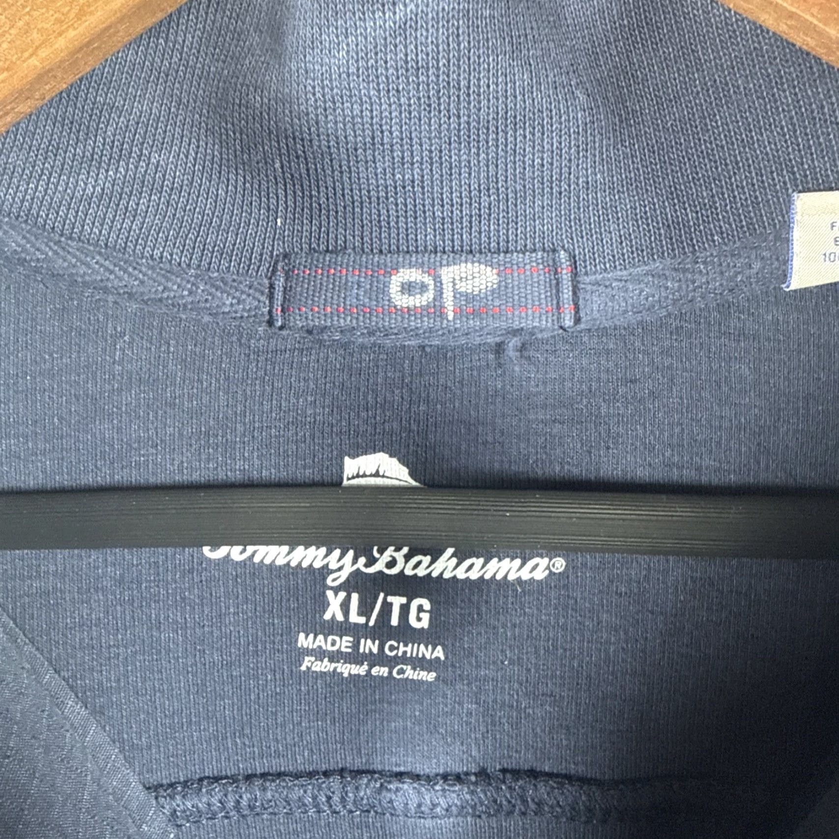 Tommy Bahama Tommy Bahama Blue Half Zip Pullover Mens XL Sweater Color Blue Zip Pullover Size US XL / EU 56 / 4 - 3 Thumbnail