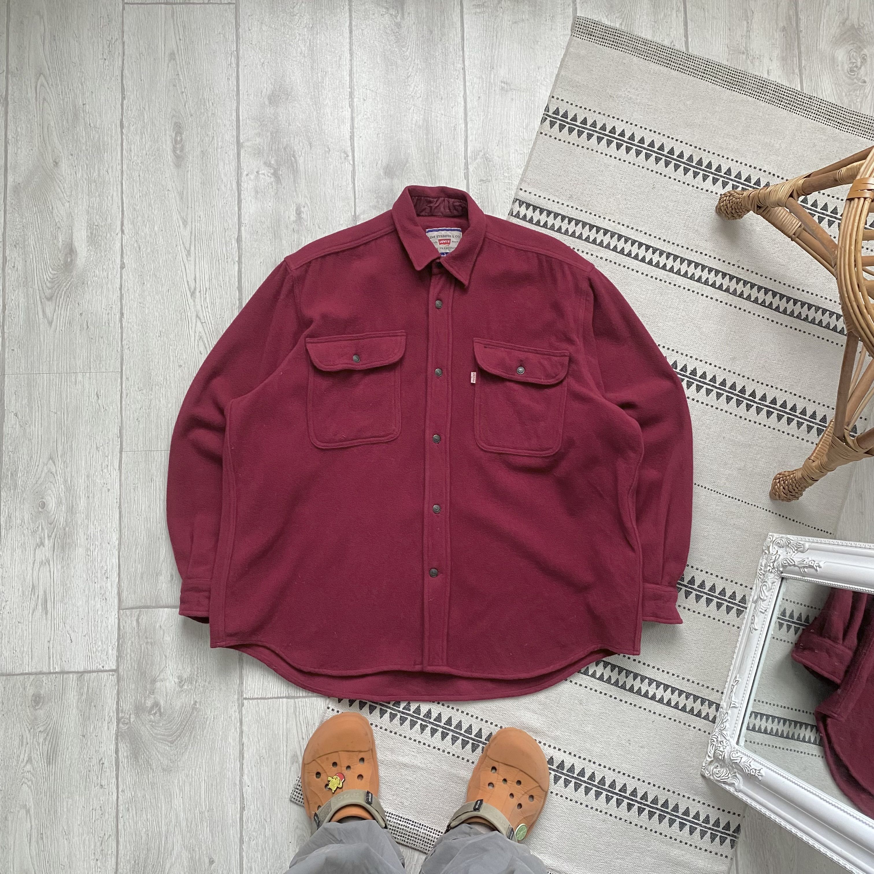 Levi's Vintage Clothing 🪓 Vintage Levis Wool heavy Overshirt Jacket Size US XL / EU 56 / 4 - 1 Thumbnail