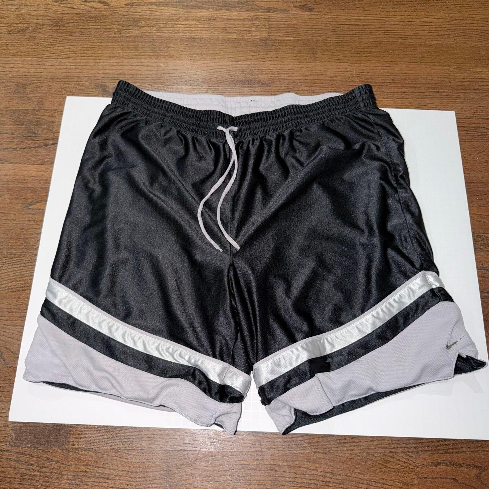 Nike Nike Black Shimmer Dazzle Baggy Hoop Shorts Mens L/XL Size US 36 / EU 52 - 2 Thumbnail
