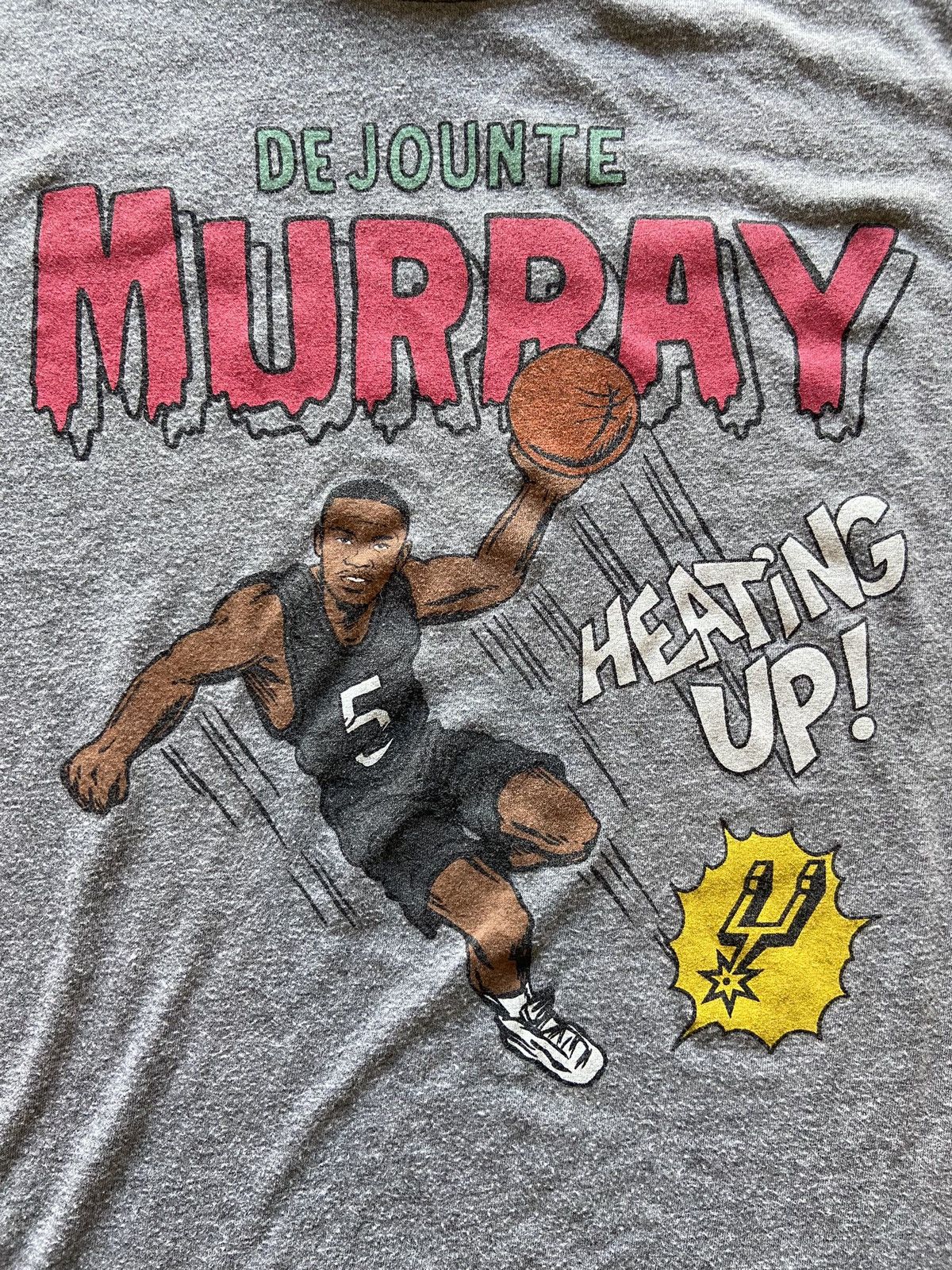 Homage Vintage homage De Jounte Murry Spurs “Heating Up” Tee Size US XL / EU 56 / 4 - 5 Thumbnail