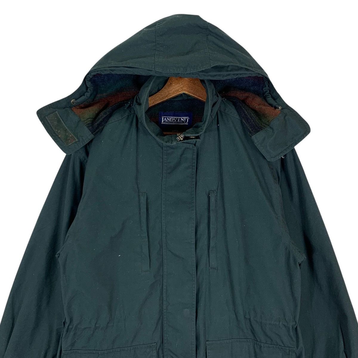 Lands' End × Vintage VINTAGE LANDS END OUTDOOR HUNTING JACKET Size S / US 4 / IT 40 - 4 Thumbnail