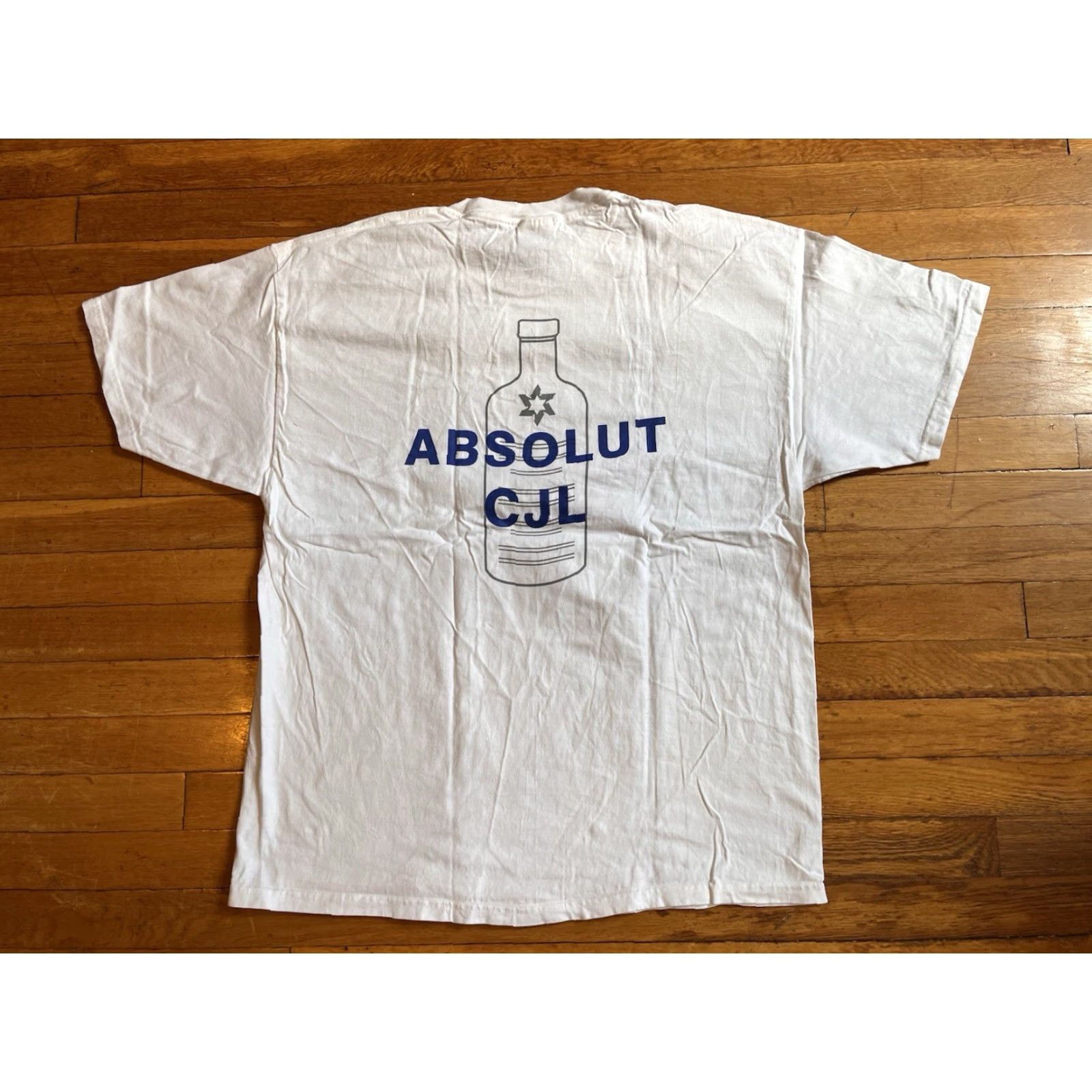 Hanes VINTAGE Hanes CJL Shirt XL White Princeton University Center For Jewish Life Absolut CJL Shirt Size US XL / EU 56 / 4 - 2 Thumbnail