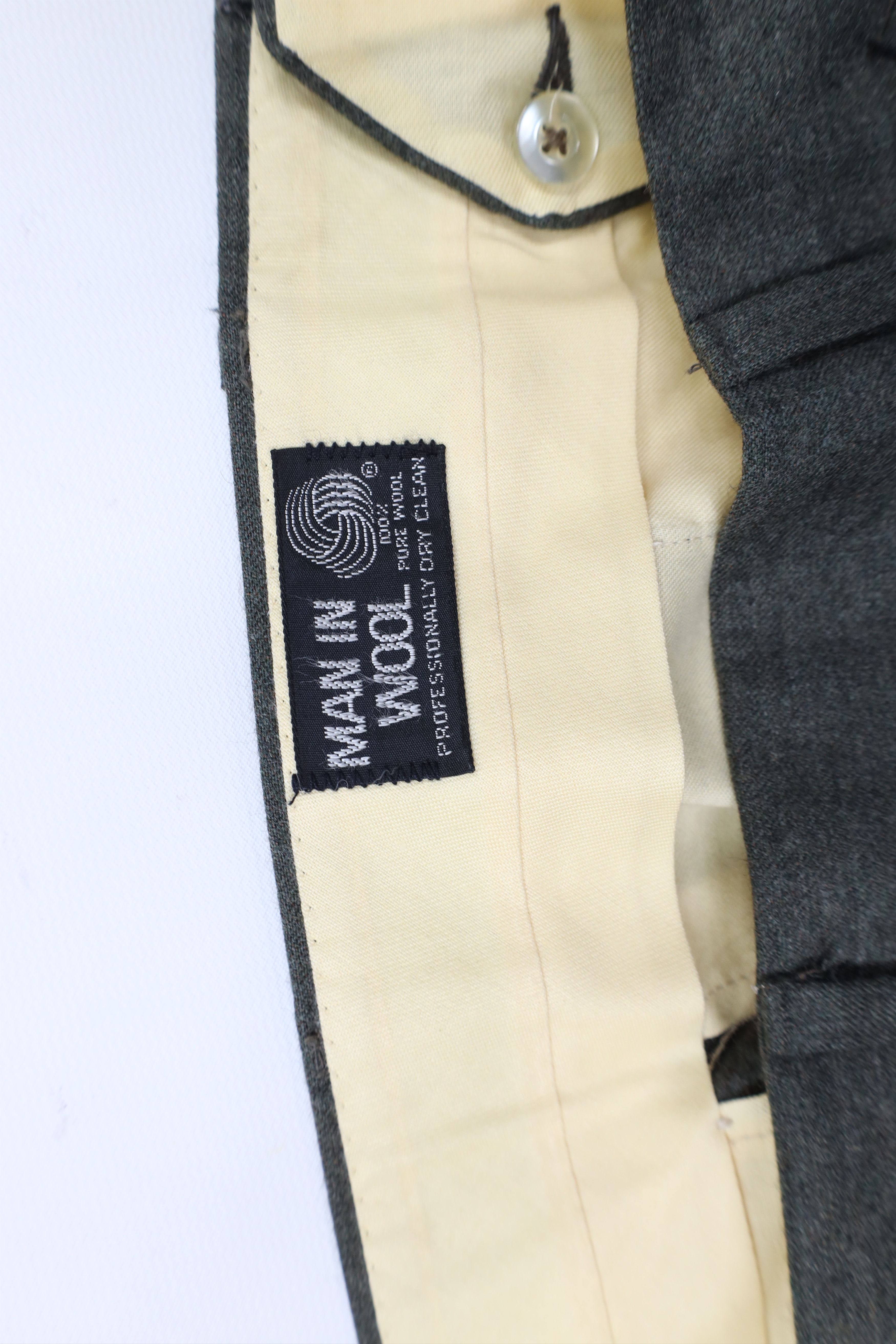 Vintage Vintage 60s 70s Streetwear Wide Leg Chino Pants Green USA Size US 32 / EU 48 - 10 Thumbnail