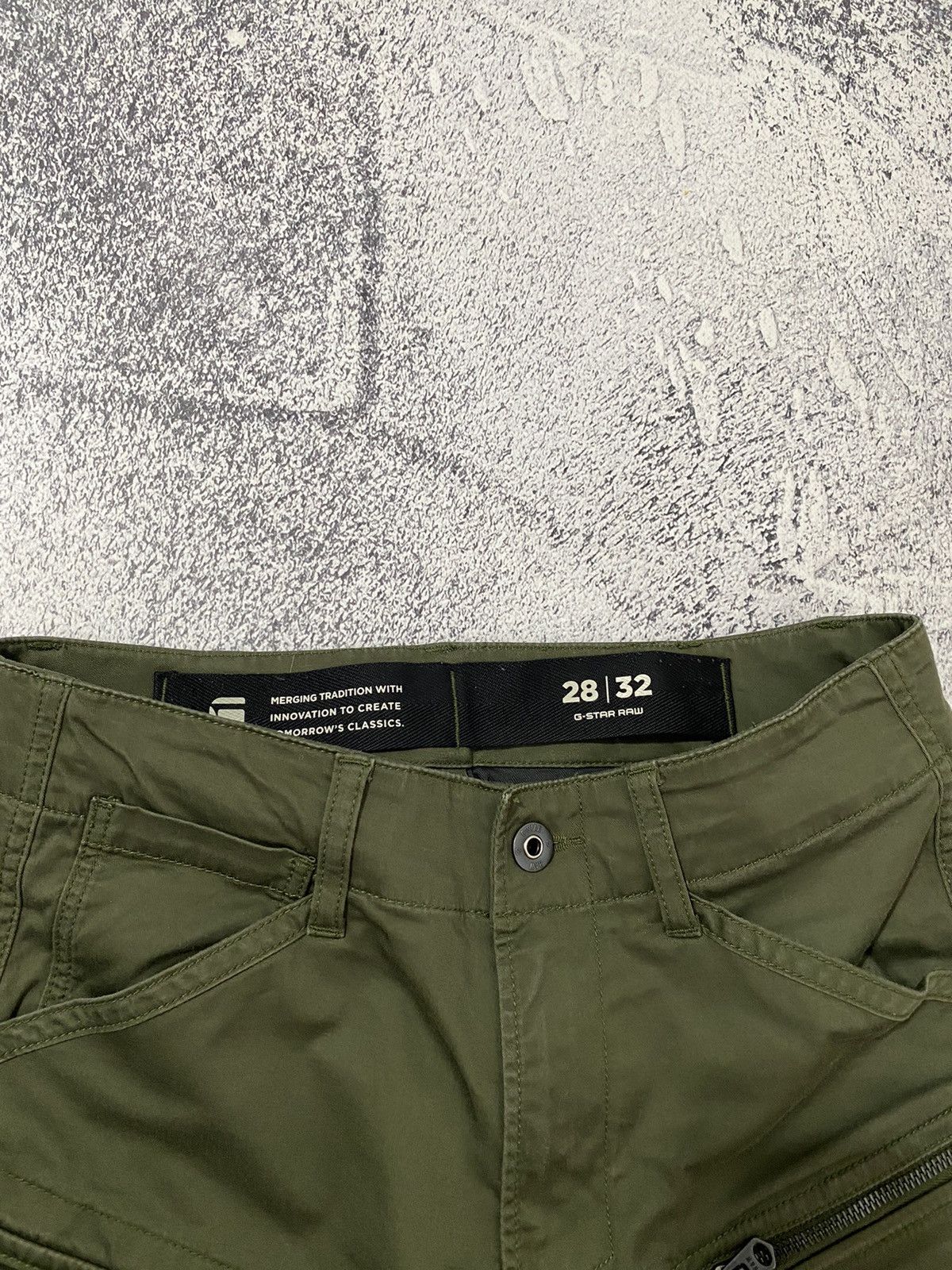 G-Star G-Star Raw Rovic Zip 3D Regular Tapered Cargo Utility Pants Size US 28 / EU 44 - 5 Thumbnail