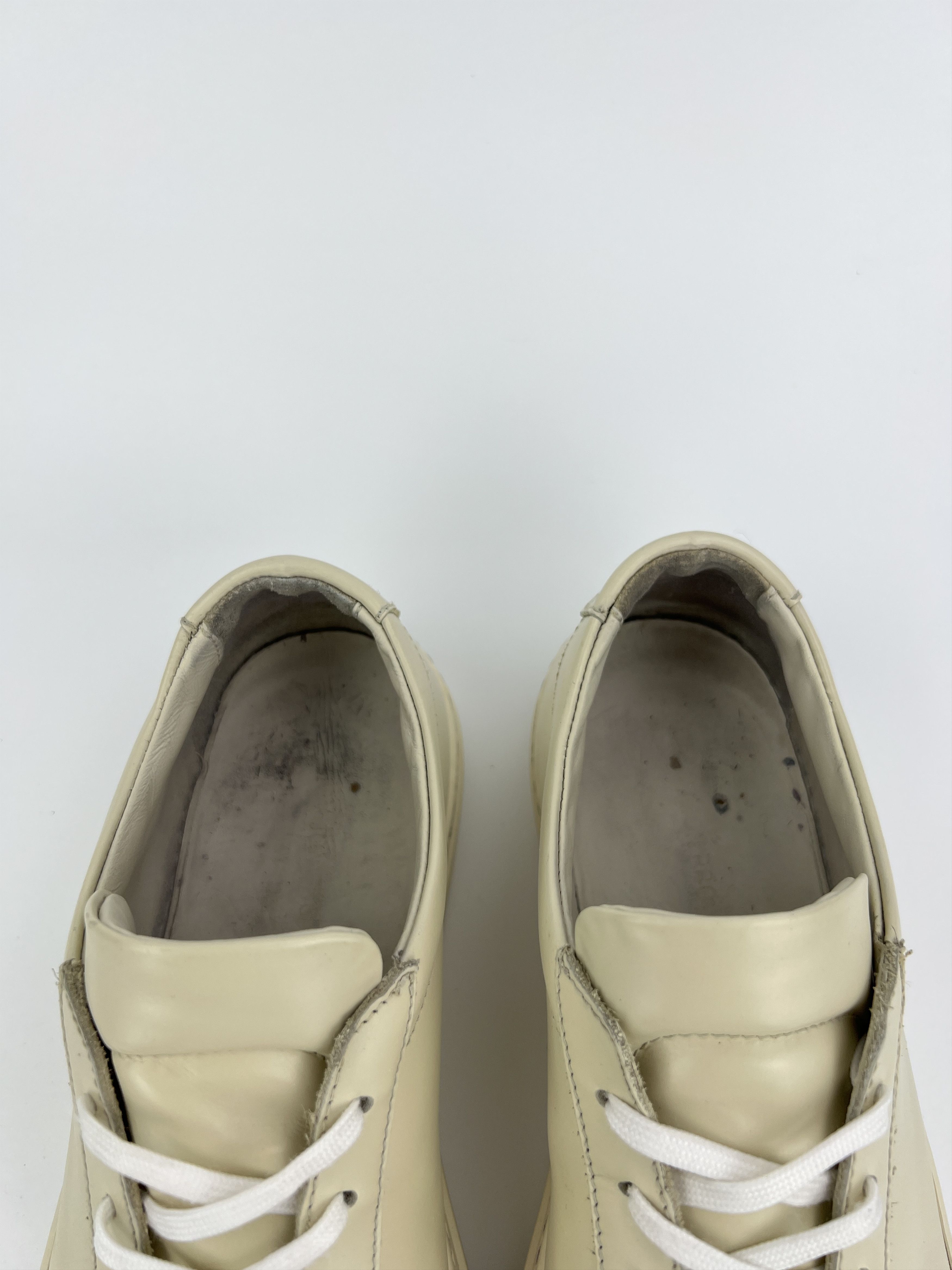 Common Projects Common Projects Achilles Low Top Beige Leather Sneakers Size US 7.5 / EU 40-41 - 10 Thumbnail