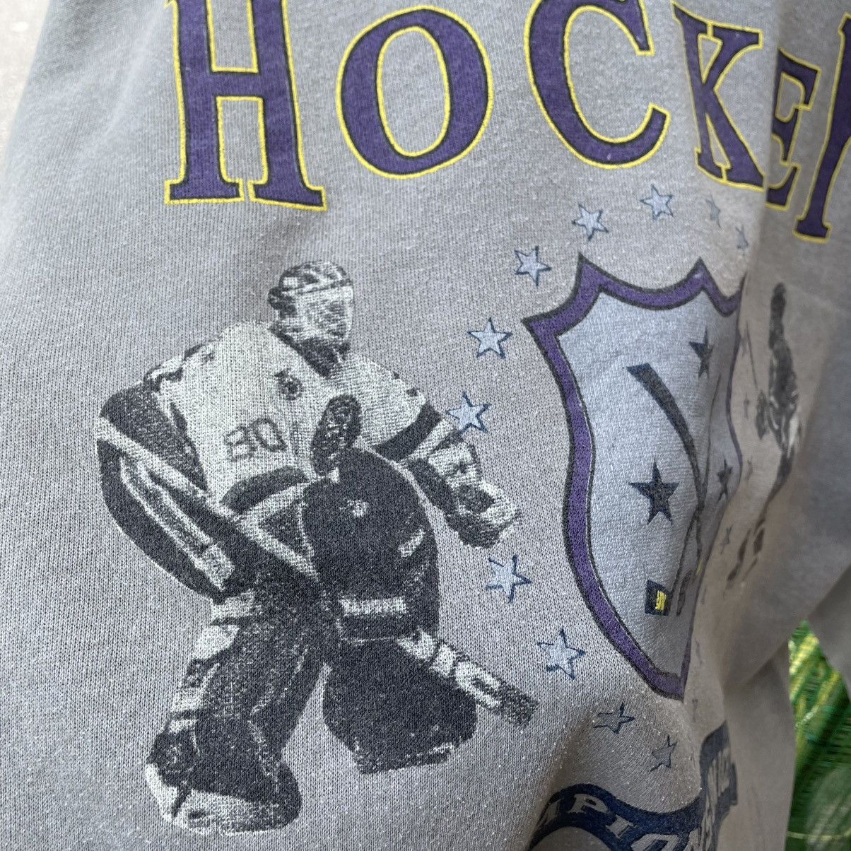 Vintage 🔥Vintage 90s Traditional Of Hockey Crewneck Sweatshirts Size US M / EU 48-50 / 2 - 9 Thumbnail