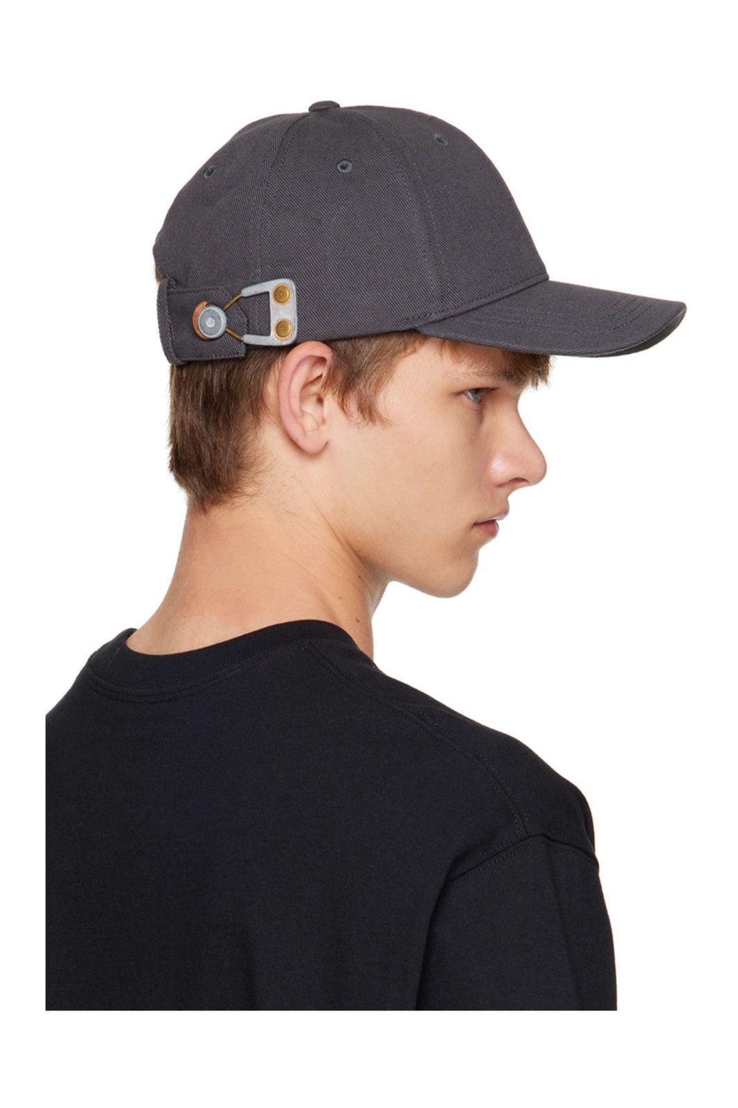 Objects IV Life OBJECTS iV LiFE OBJ._003_805 ASYMMETRiC BUCKLE BASEBALL CAP Size ONE SIZE - 1 Thumbnail