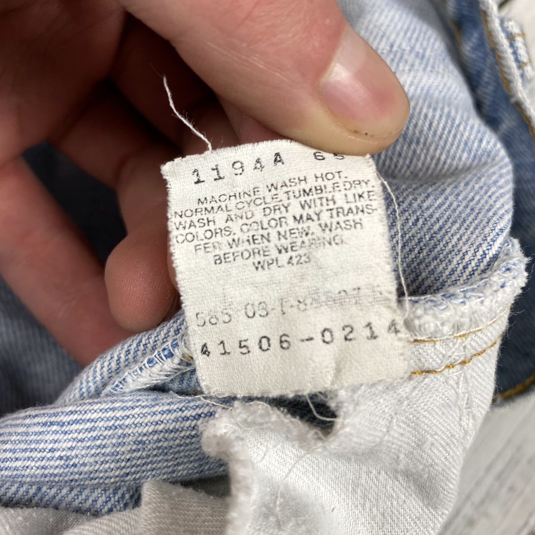 Levi's VINTAGE LEVI'S 506 ORANGE TAB JEANS 80s MENS REGULAR SIZE 38x30 LIGHT STONEWASH BLUE USA MADE Size US 38 / EU 54 - 8 Thumbnail