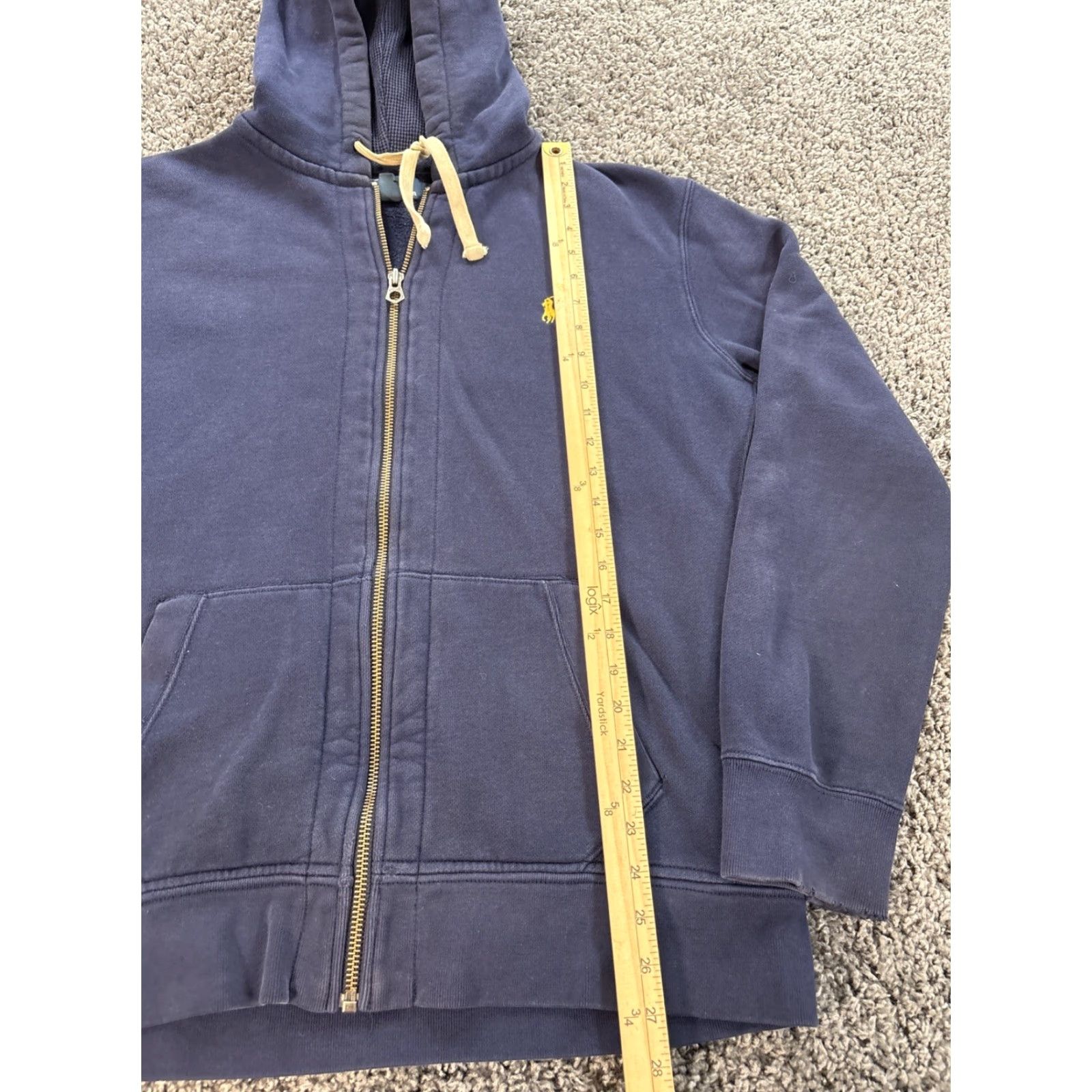 Polo Ralph Lauren VINTAGE Polo Ralph Lauren Hoodie XL Blue Full Zip Hooded Regular Men Vintage Polo Ralph Lauren" Size US XL / EU 56 / 4 - 2 Thumbnail