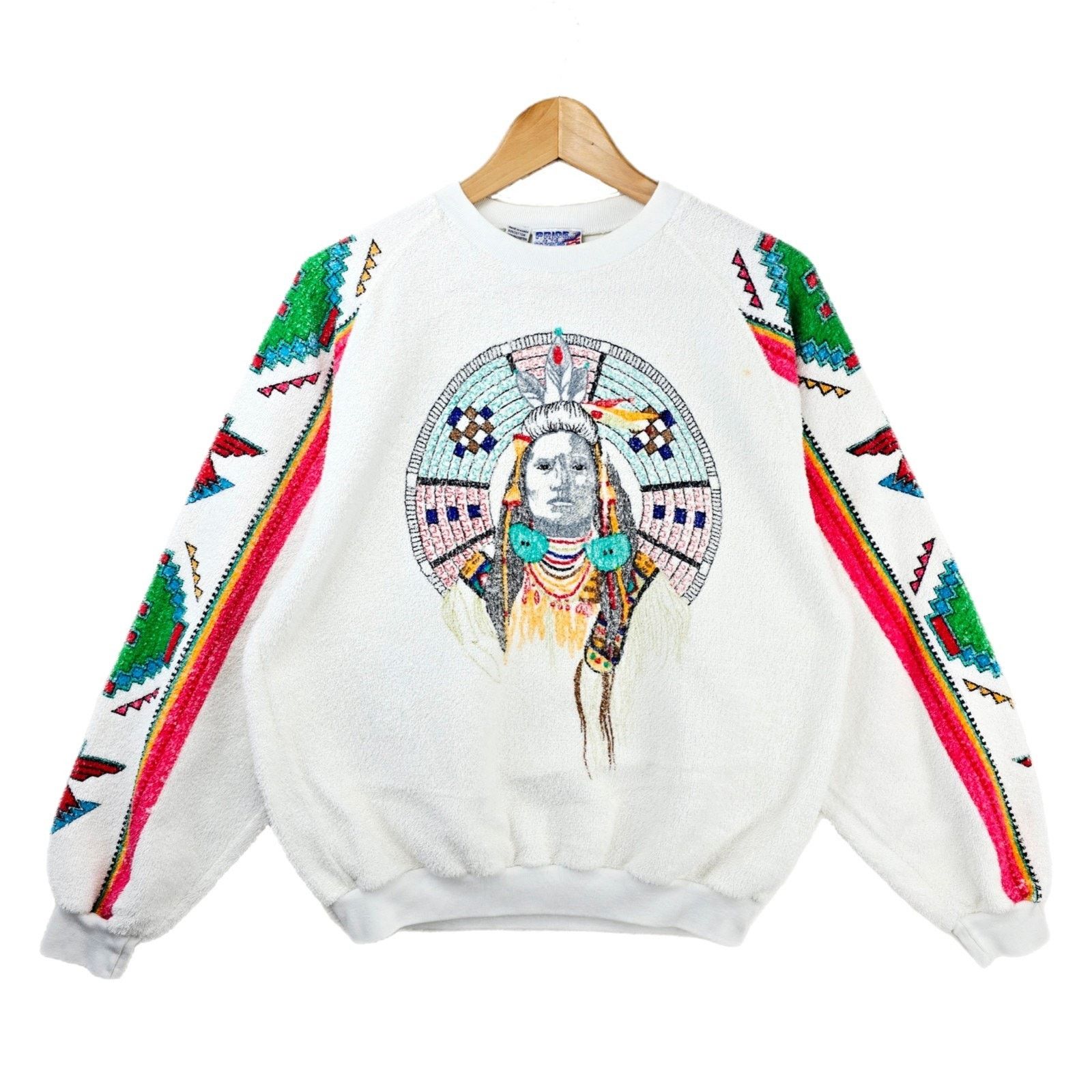 Other Vintage Pride of the West Terry Sweatshirt Medium Indian Size US M / EU 48-50 / 2 - 1 Thumbnail