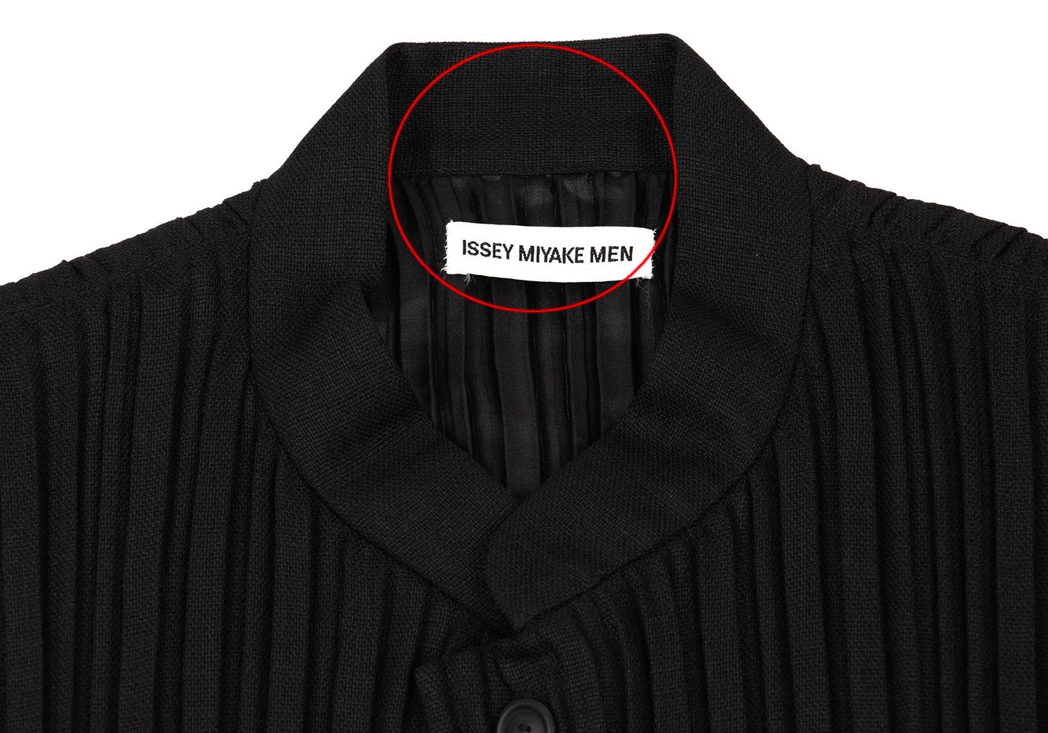 Issey Miyake Pleated Stand Collar Vest in Black XL Size US XL / EU 56 / 4 - 3 Thumbnail
