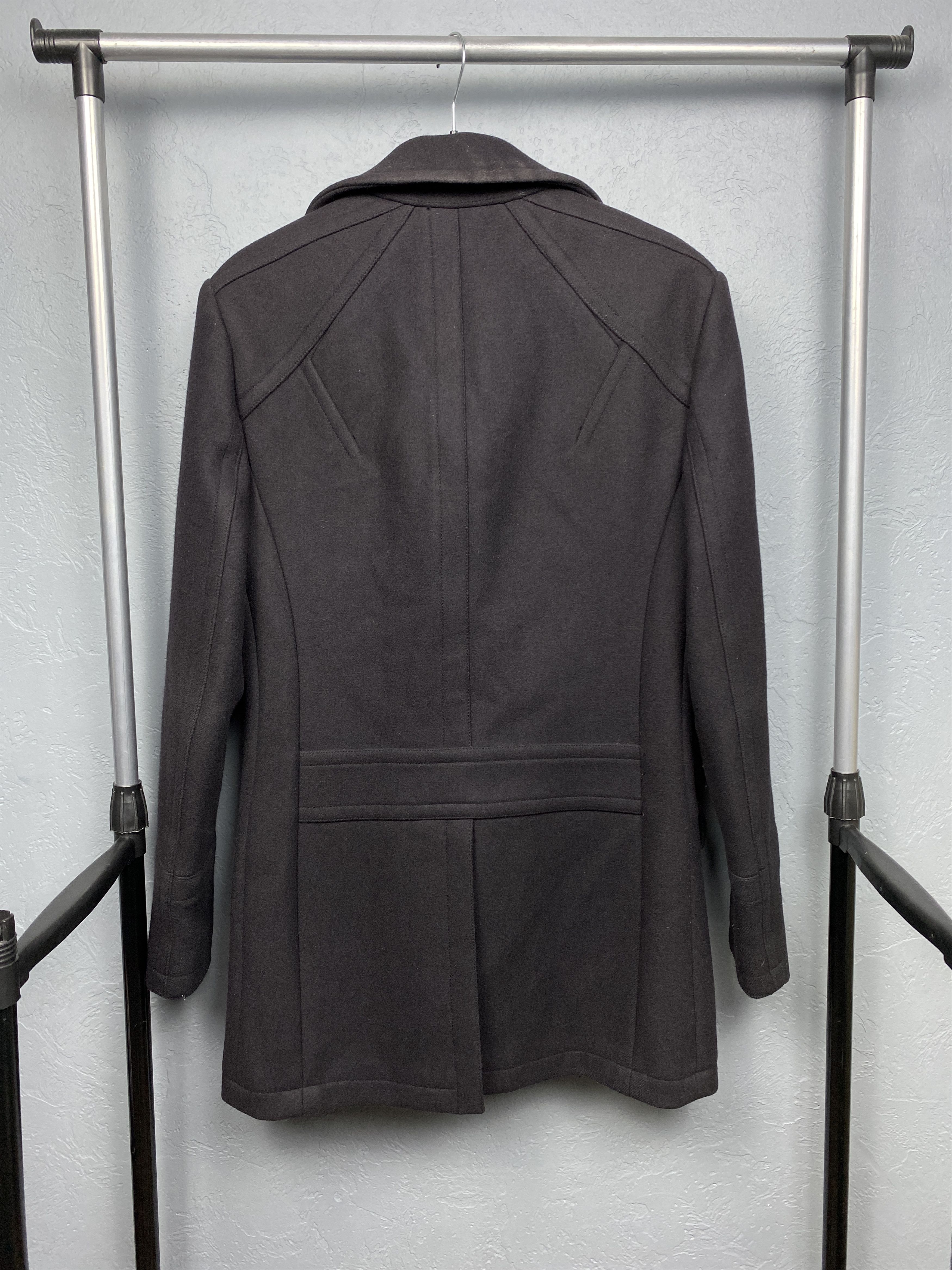 Allsaints × Vintage Allsaints Womens Wool Cohen Coat Jacket Size S / US 4 / IT 40 - 4 Thumbnail