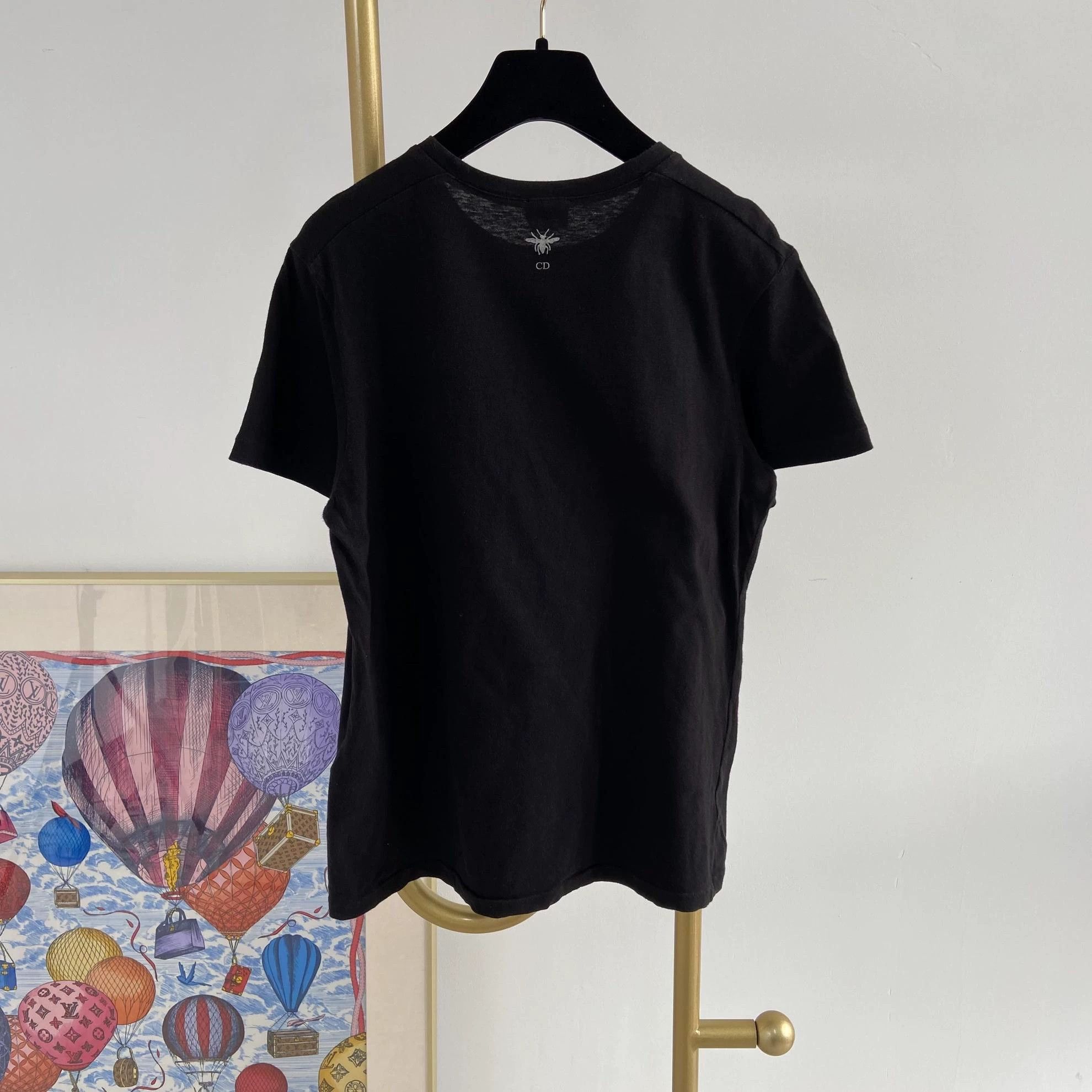 Dior Dior Black Logo Tee M 4874 Size M / US 6-8 / IT 42-44 - 2 Thumbnail