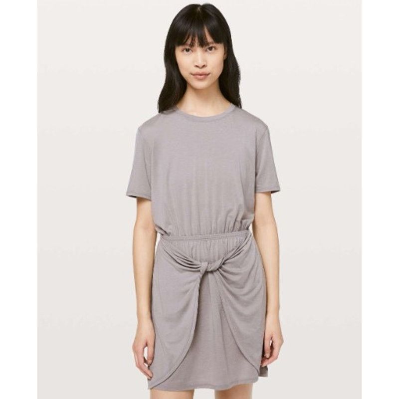 Lululemon Lululemon Unwind Your Mind Dark Chrome White Dress Size 6 Size M / US 6-8 / IT 42-44 - 7 Thumbnail