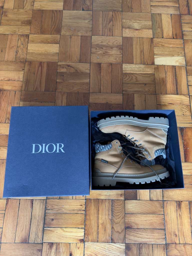 Dior Dior Oblique Tan Desert Boots Size US 11 / EU 44 - 6 Thumbnail