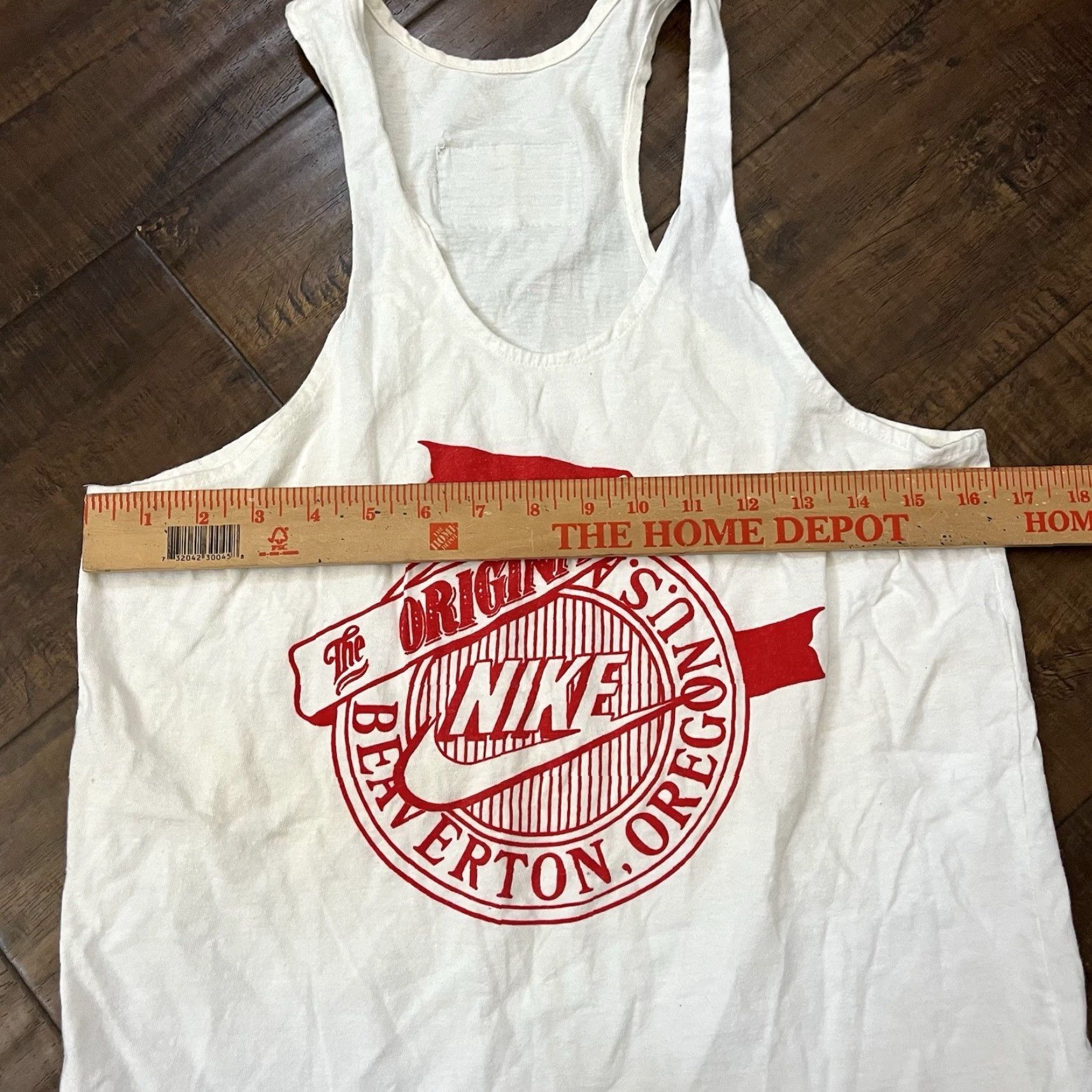 Nike VINTAGE Nike T-Shirt Men Medium White Check 80s 90s USA Size US M / EU 48-50 / 2 - 4 Thumbnail