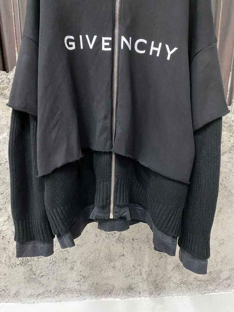 Givenchy Givenchy Patchwork Deconstructed Zip-Up Hoodie Size US L / EU 52-54 / 3 - 4 Thumbnail