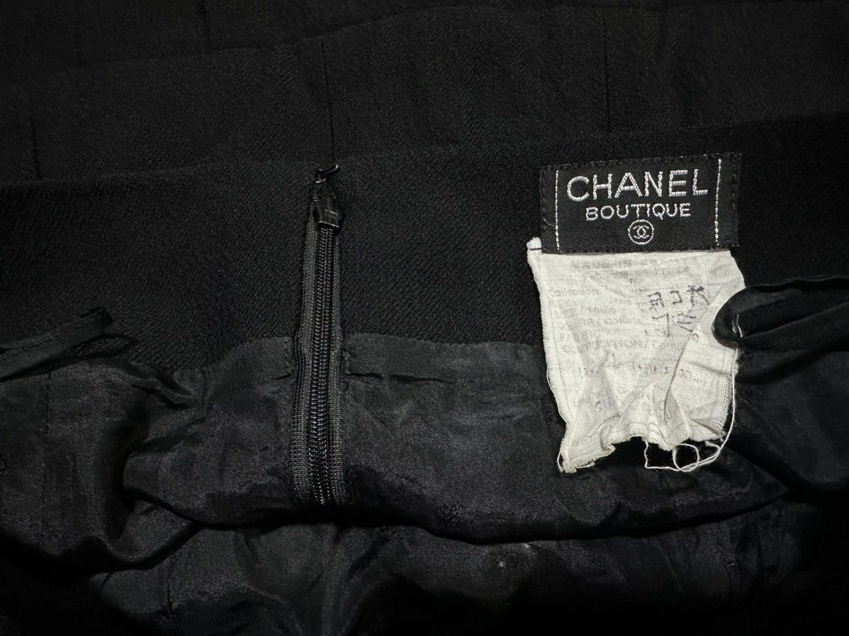 Chanel 🔥Archived Vintage Chanel Wool Pleated Skirt 1990 Karl Era Size 27" / US 4 / IT 40 - 11 Thumbnail