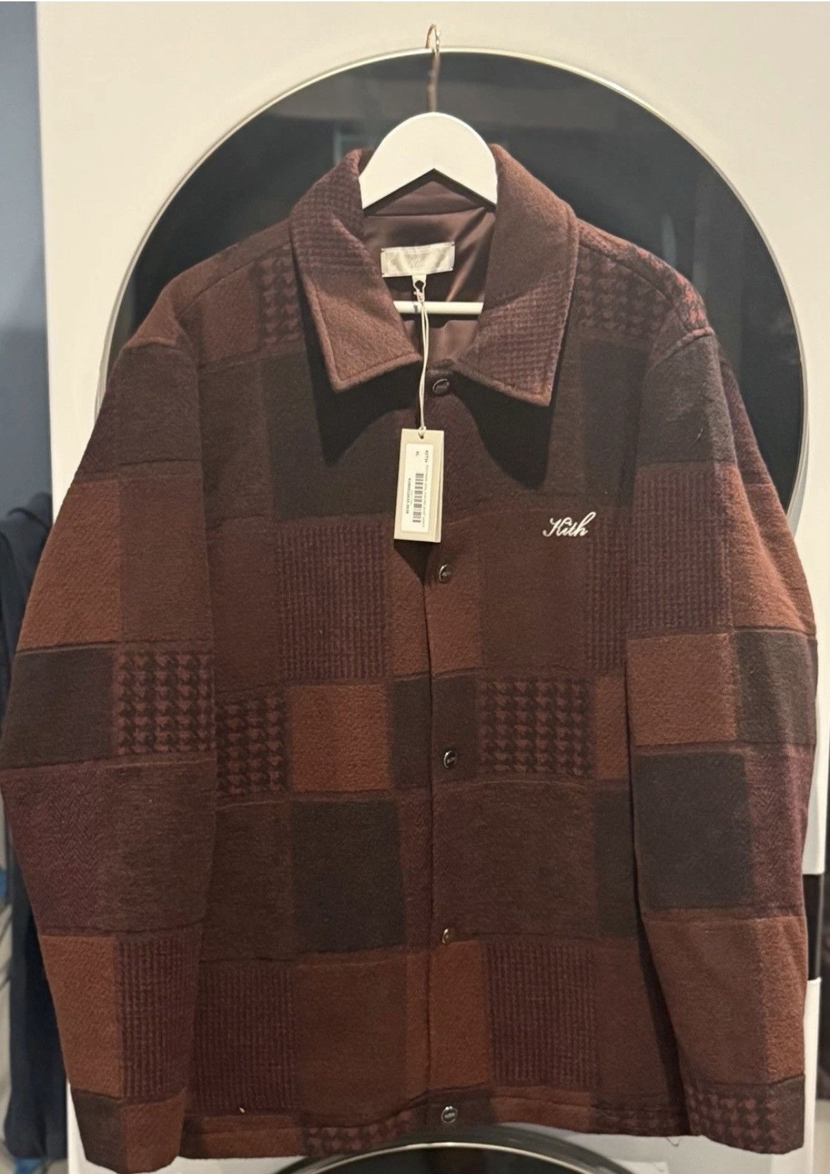 Kith Kith Patchwork Wool Coaches Jacket | FW24 | XL | IN STOCK Size US XL / EU 56 / 4 - 3 Thumbnail