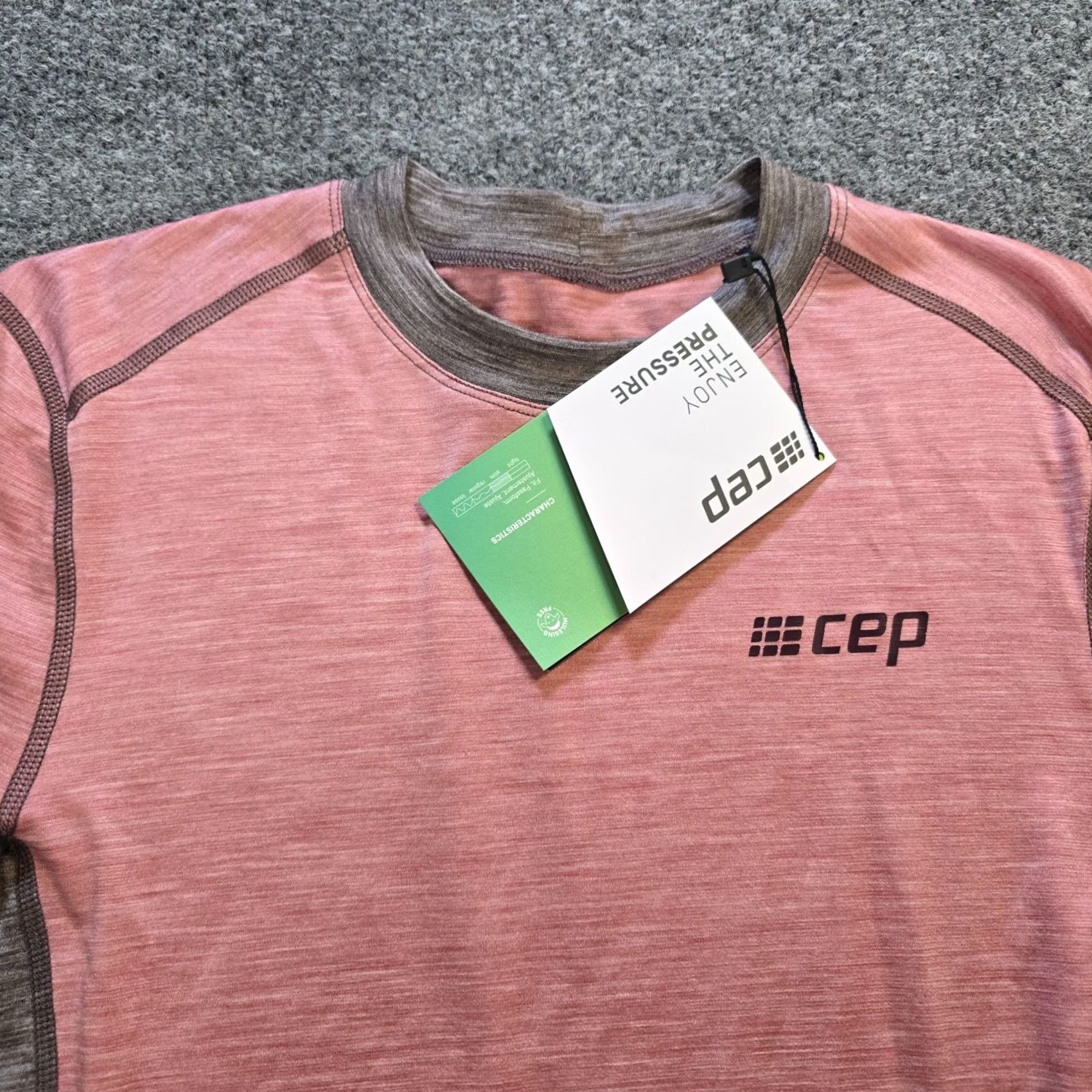 Vintage CEP Top Womens Size Small Pink Cold Weather Merino Wool Running Ski Layer Knit Top Size S / US 4 / IT 40 - 2 Thumbnail