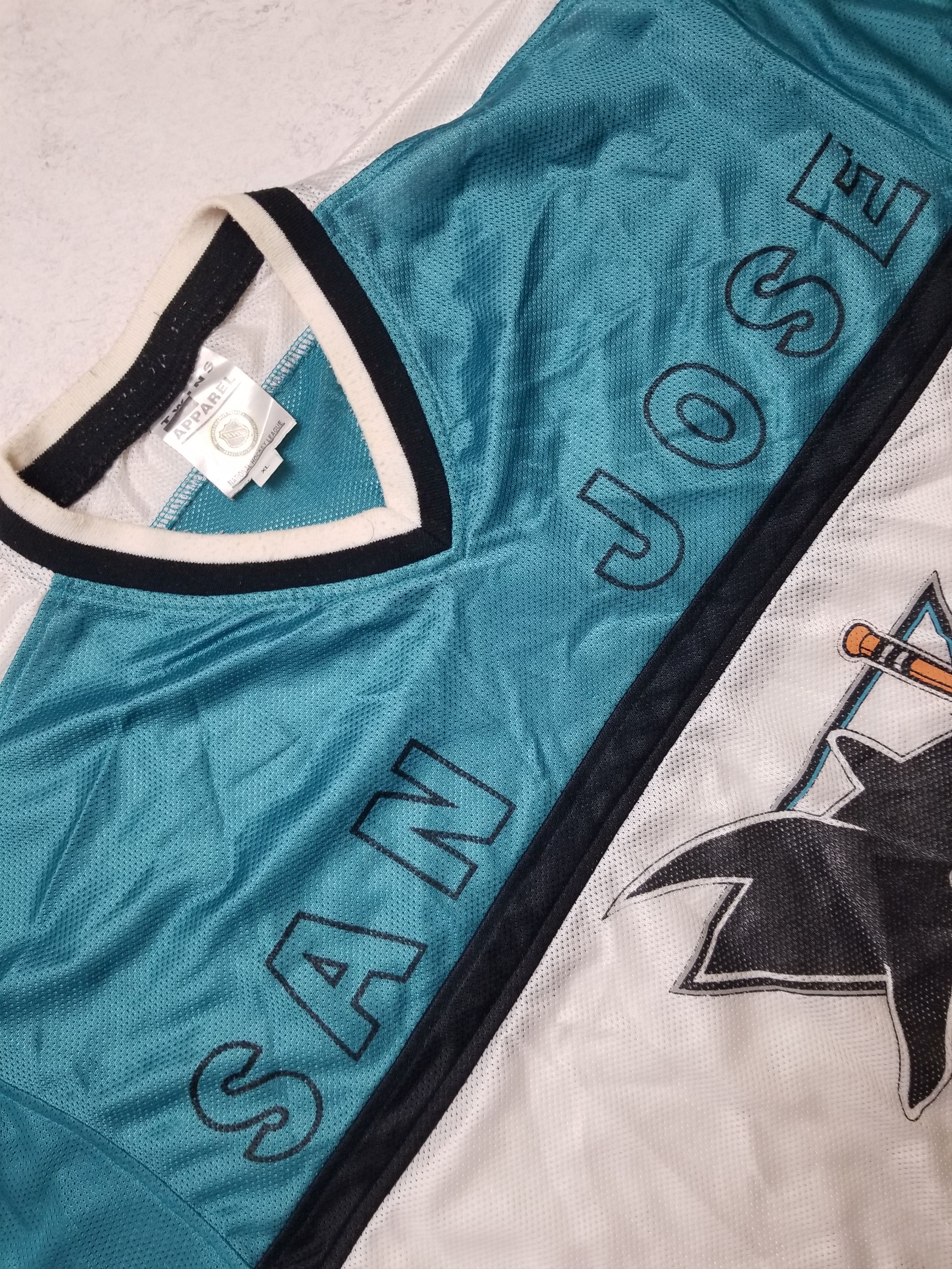 Other Vintage San Jose Sharks Twins Apparel NHL Jersey Size US XL / EU 56 / 4 - 11 Thumbnail
