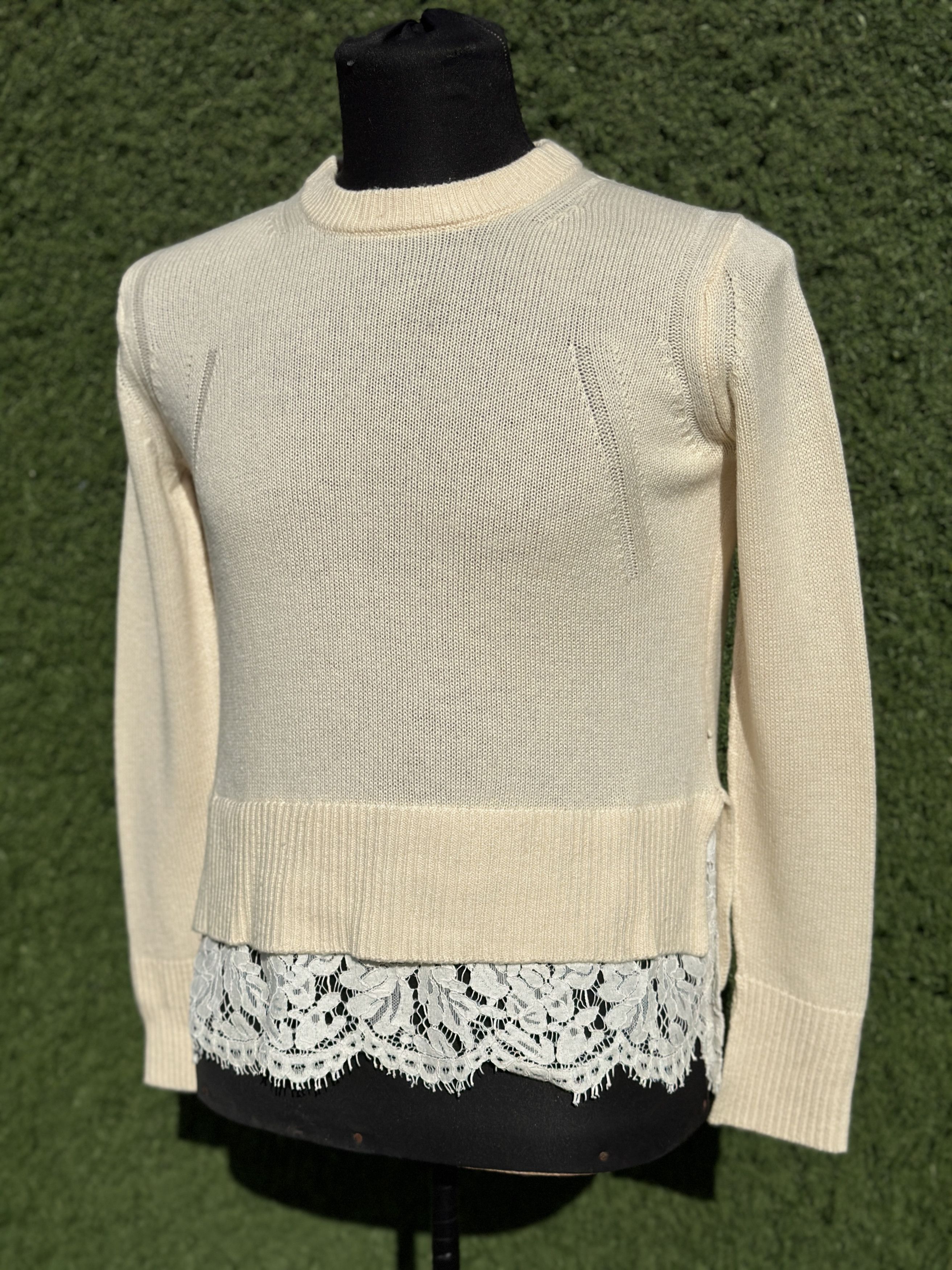 Brunello Cucinelli Brunello Cucinelli Cashmere Layered Back Knit Sweater M L Size L / US 10 / IT 46 - 8 Thumbnail