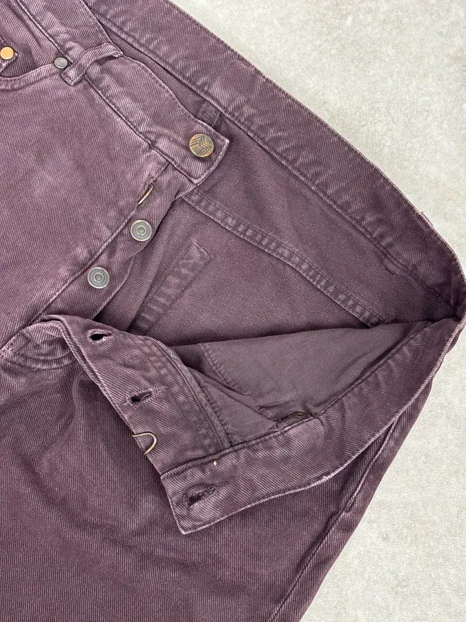 Maison Margiela AW2010 Maison Margiela Dark Purple Slim Plum Jeans Size US 31 - 8 Thumbnail