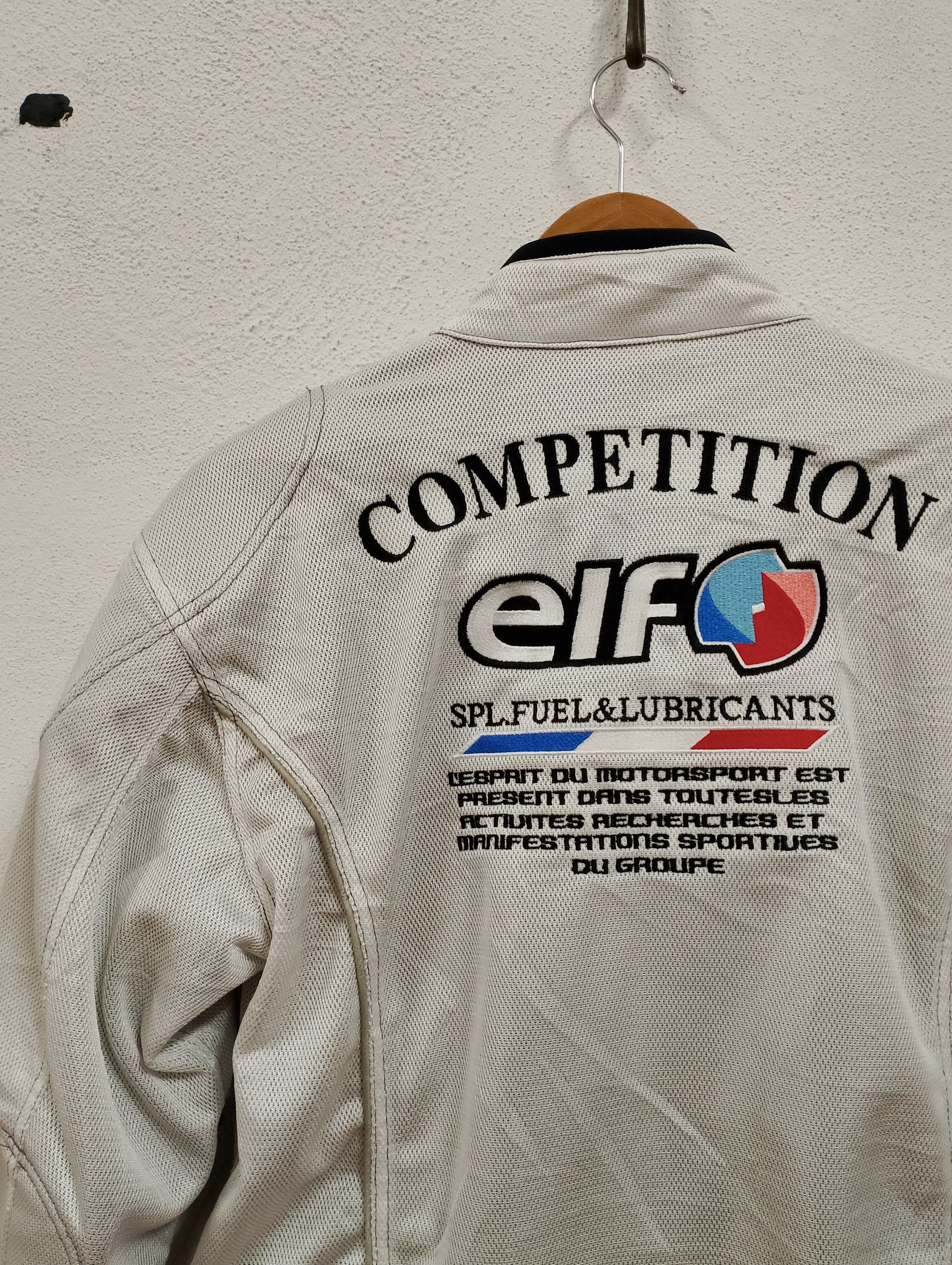 Vintage ELF Moto Sports Competition Riding Jacket