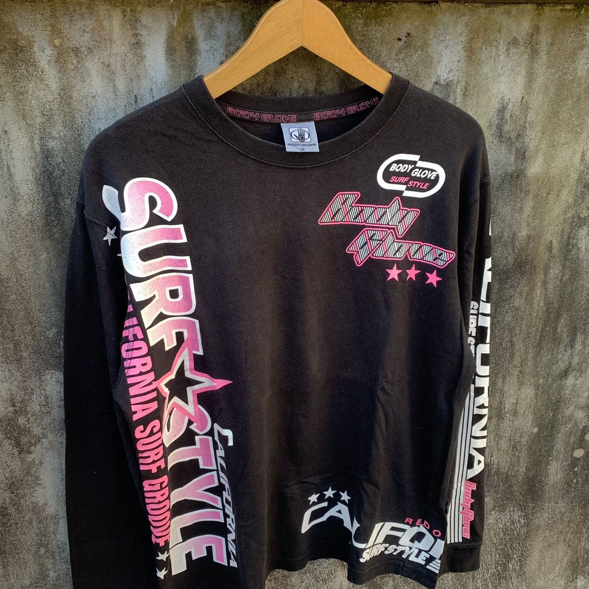 Japanese Brand JAPANESE Y2K BODY GLOVE POEM LONGSLEEVE HYSTERIC LGB STYLE Size US M / EU 48-50 / 2 - 2 Thumbnail