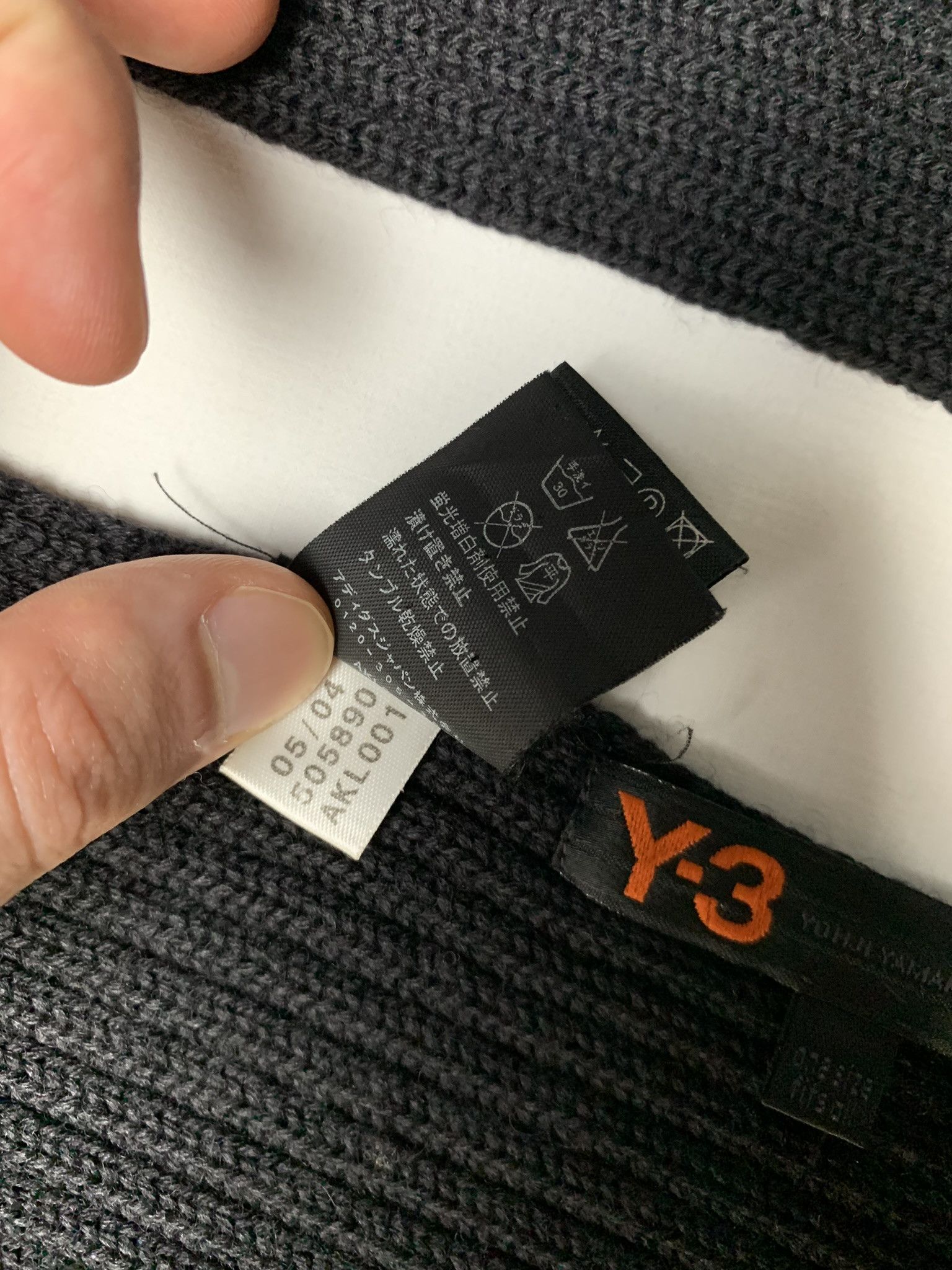 Y-3 × Yohji Yamamoto HUGE Y-3 A/W 2004 wool scarf Size ONE SIZE - 5 Thumbnail