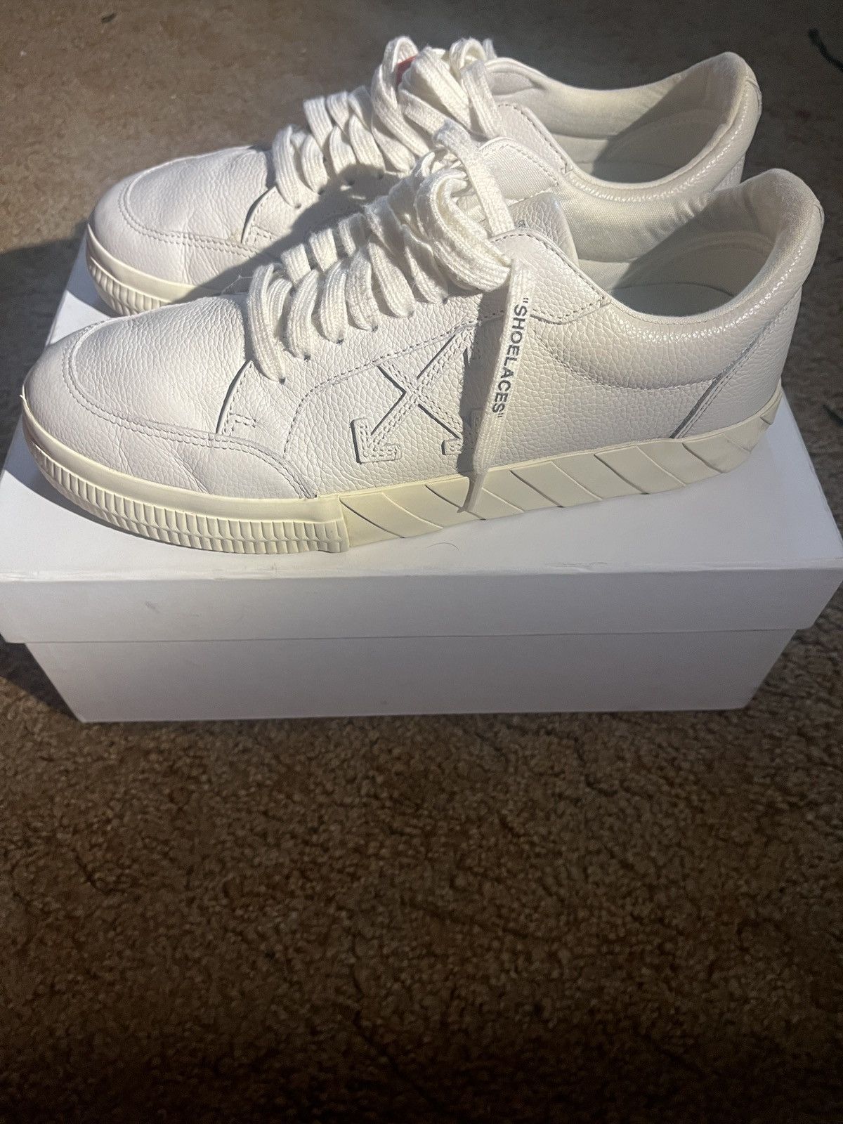 Off-White Off- White Vulcanized ‘Leather’ Size US 10 / EU 43 - 12 Thumbnail