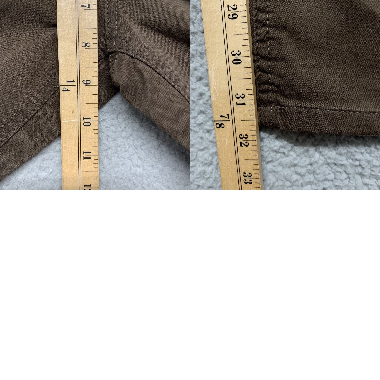 Vintage LEI Utility Pants Women's 11 Regular Brown 5-Pocket Straight Pants NWT Size 11 Juniors Slim Soft Casual Modern Mens? Size 32" / US 10 / IT 46 - 9 Thumbnail