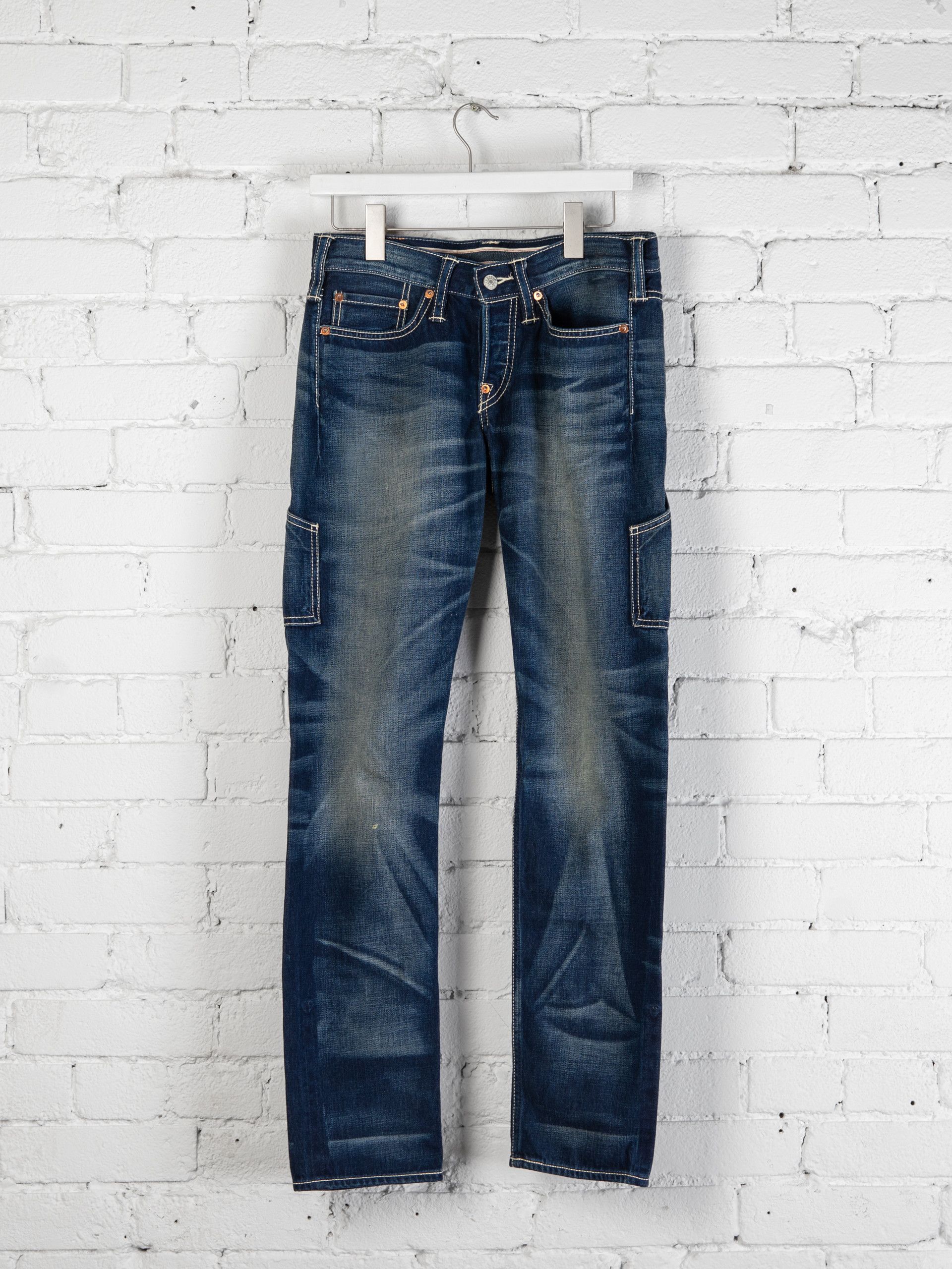 Evisu Selvedge Cargo Jeans Size 29" - 1 Thumbnail