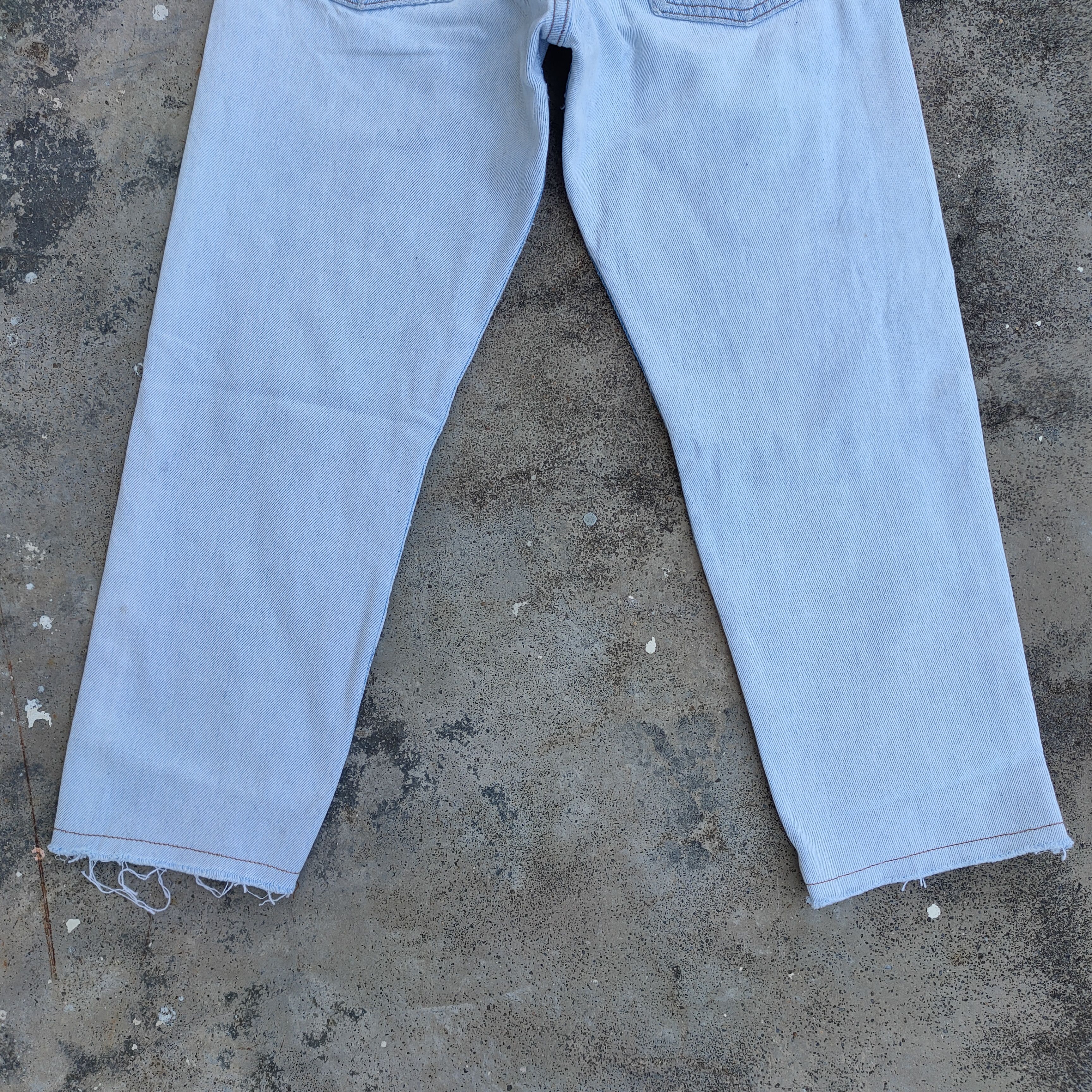 Atelier & Repairs × Jean × Levi's VINTAGE LEVI'S 501 ATELIER REPAIR JEANS DENIM PANTS Size US 27 - 11 Thumbnail