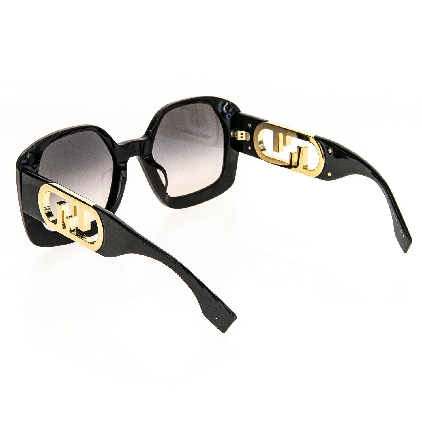 Fendi FENDI O'LOCK 40048 Black Fashion FF Sunglasses FE40048U Size ONE SIZE - 3 Thumbnail