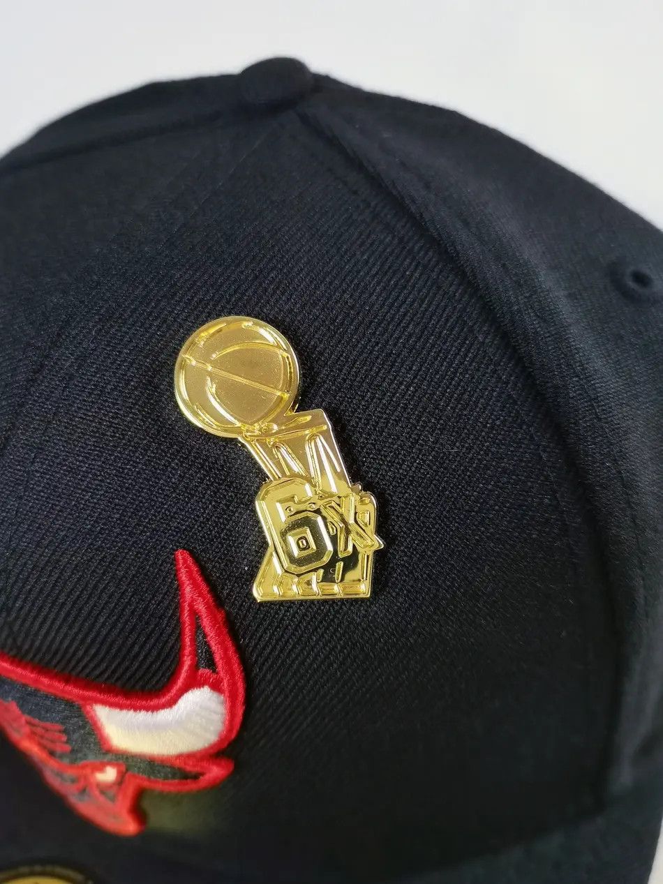 NBA × New Era New Era NBA Champions Chicago Bulls Basketball Wool Hat Cap Size ONE SIZE - 3 Thumbnail
