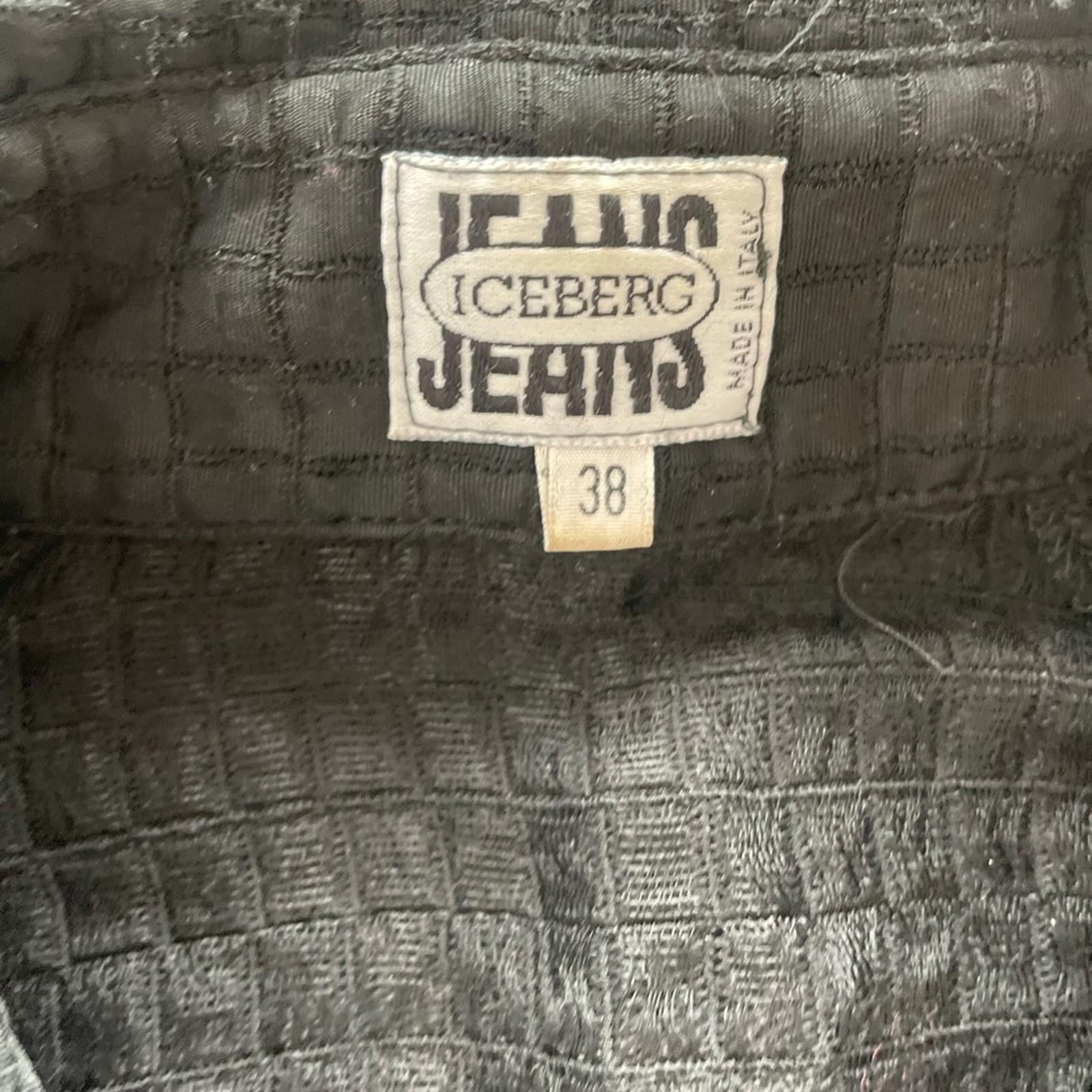 Iceberg Iceberg Jeans Women’s Black Quilted Button-Down Top Size S / US 4 / IT 40 - 3 Thumbnail