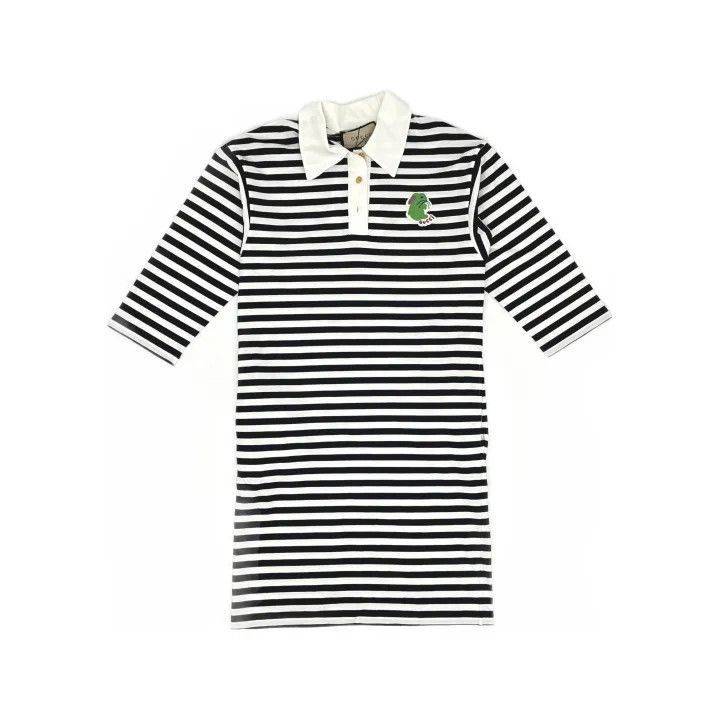 Gucci Gucci Gucci Striped Long Sleeve Polo Dress -2506 Size US XXS / EU 40 - 2 Thumbnail
