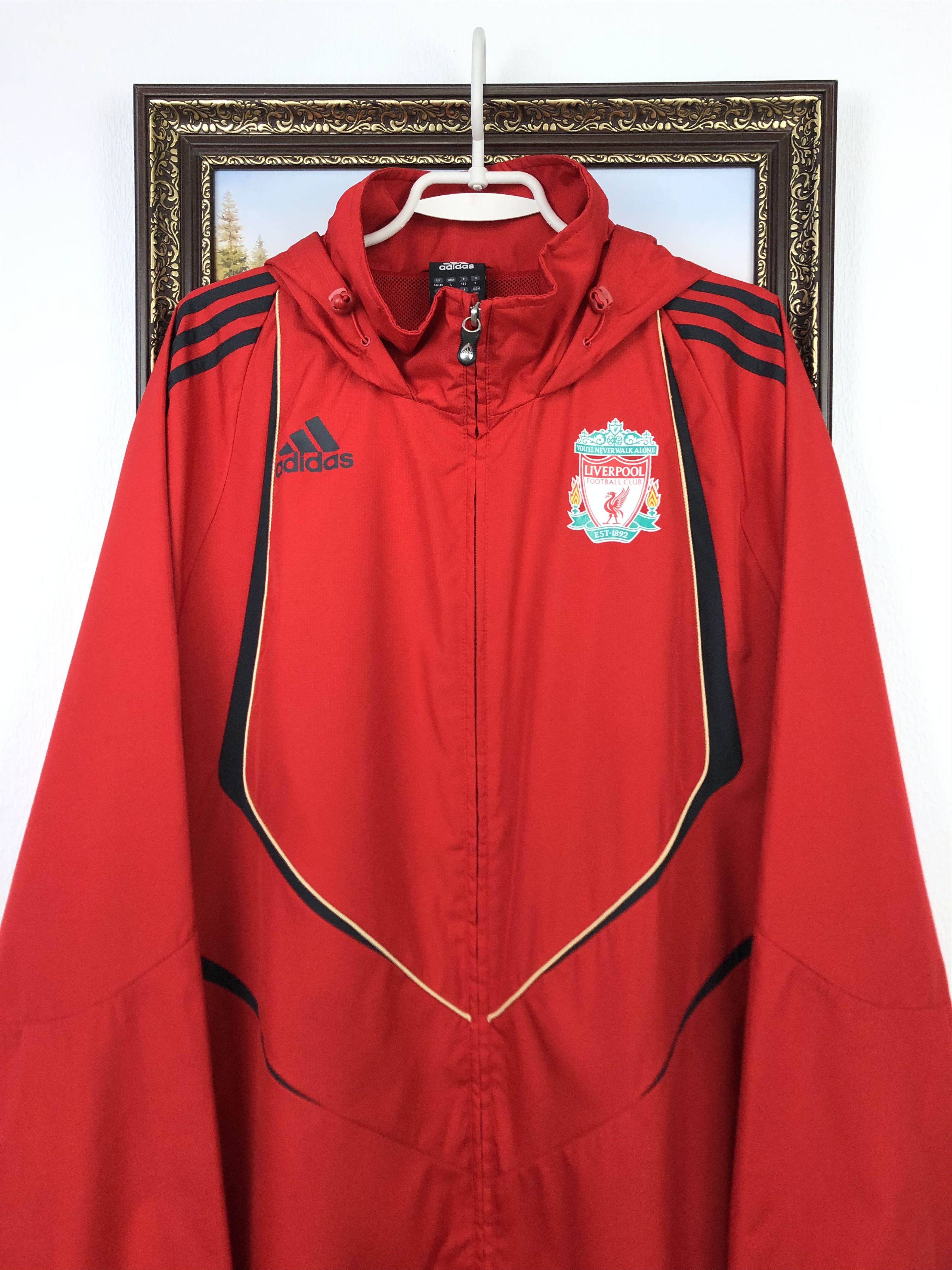 Adidas Vintage Adidas Liverpool Football Jacket Soccer Track Top Size US L / EU 52-54 / 3 - 2 Thumbnail